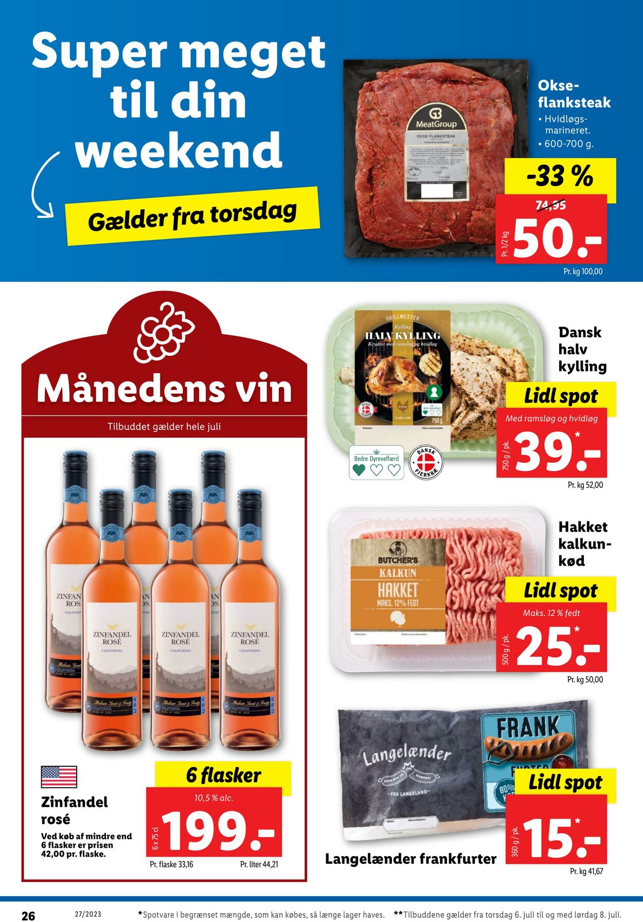 Tilbud Lidl 01.07.2023 - 08.07.2023