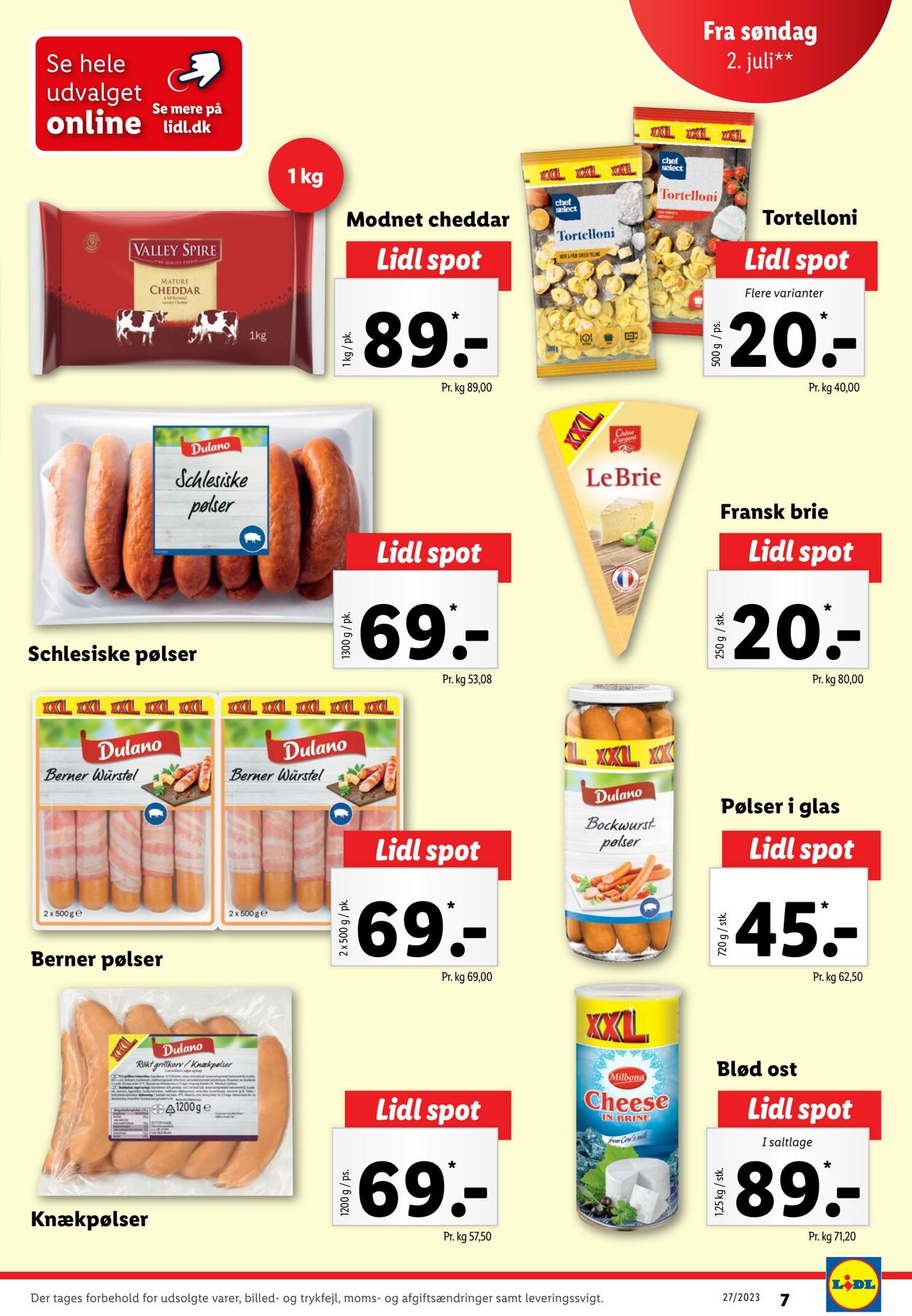 Tilbud Lidl 01.07.2023 - 08.07.2023