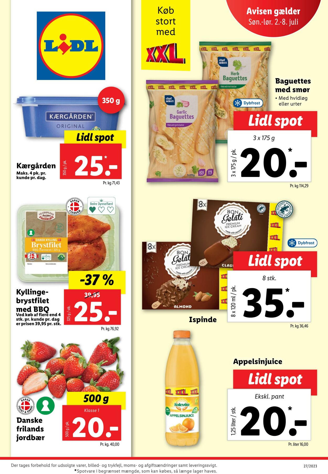 Tilbud Lidl 01.07.2023 - 08.07.2023