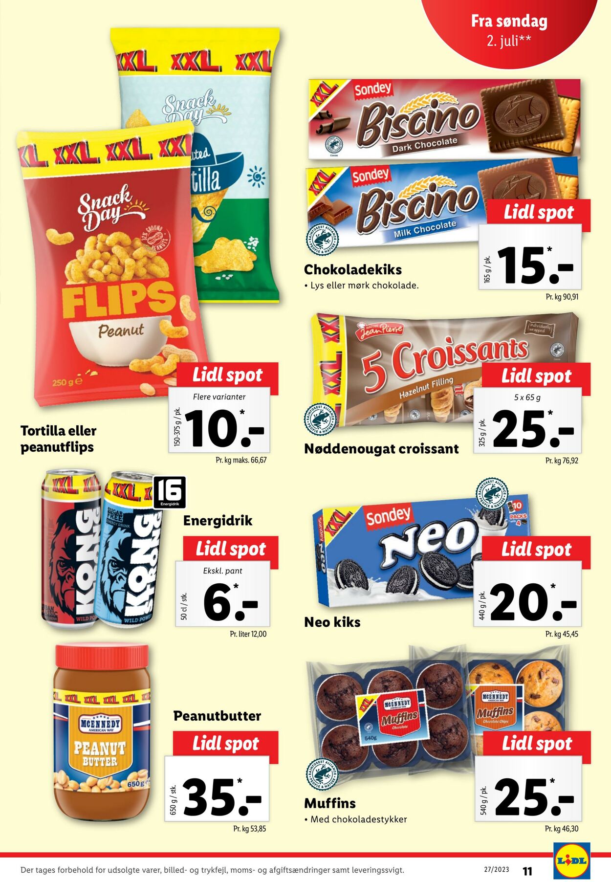 Tilbud Lidl 01.07.2023 - 08.07.2023