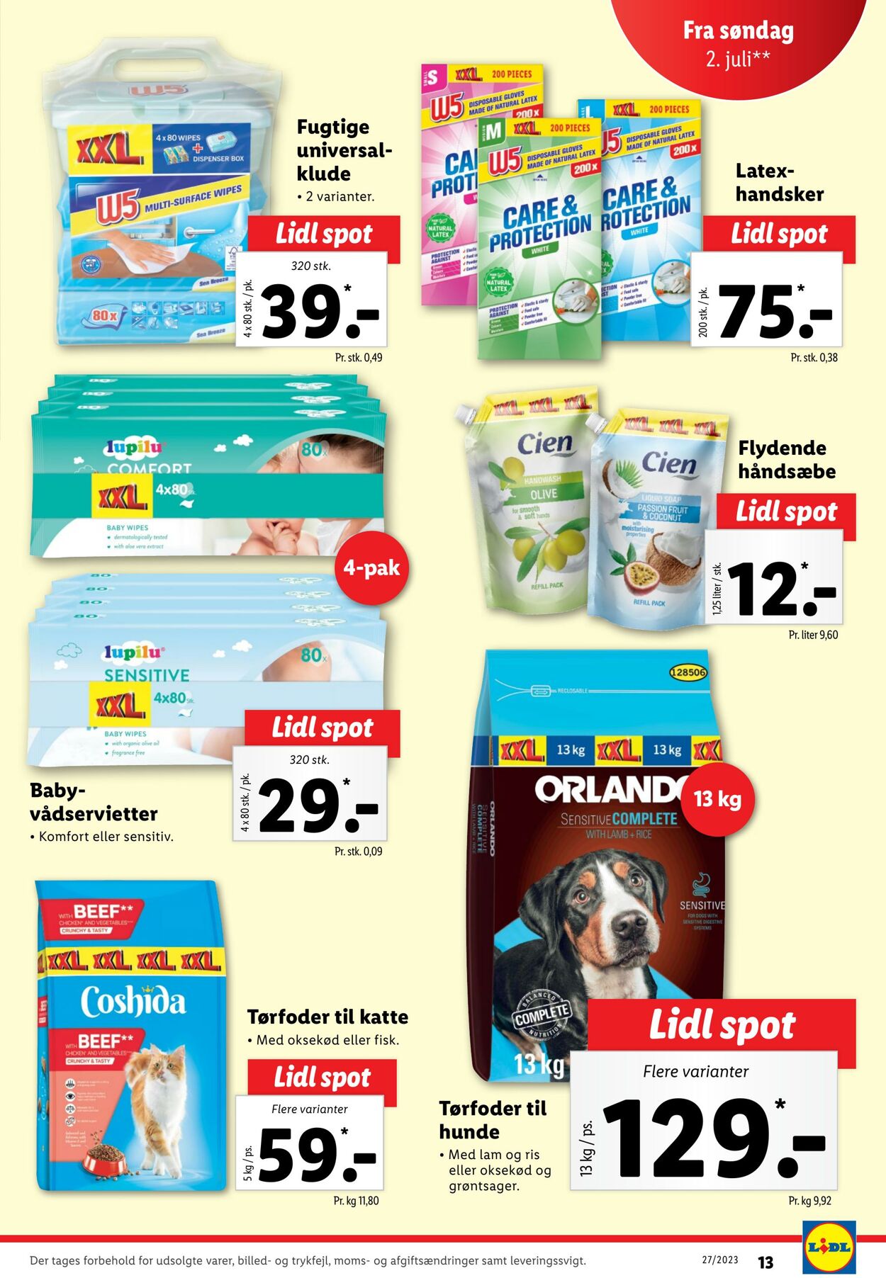 Tilbud Lidl 01.07.2023 - 08.07.2023