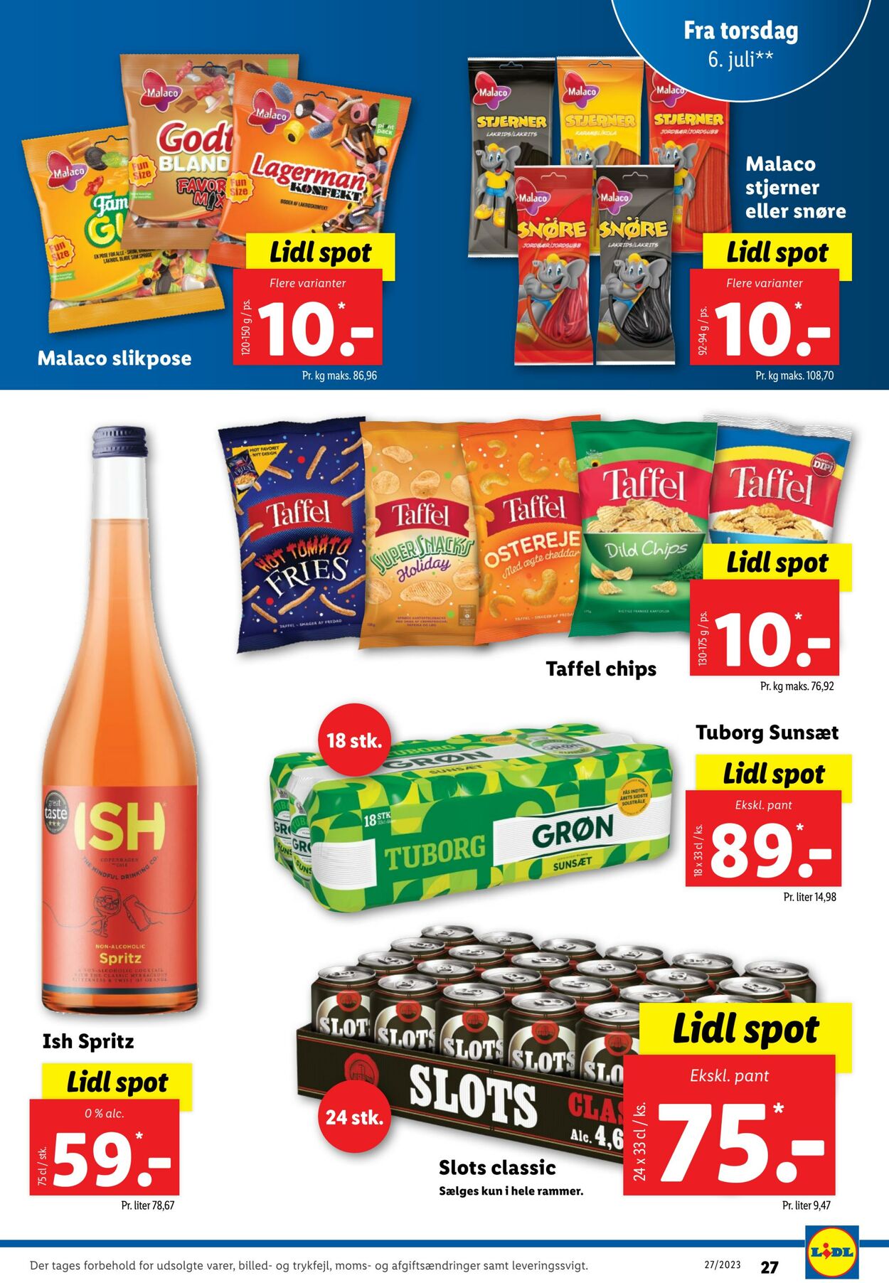 Tilbud Lidl 01.07.2023 - 08.07.2023