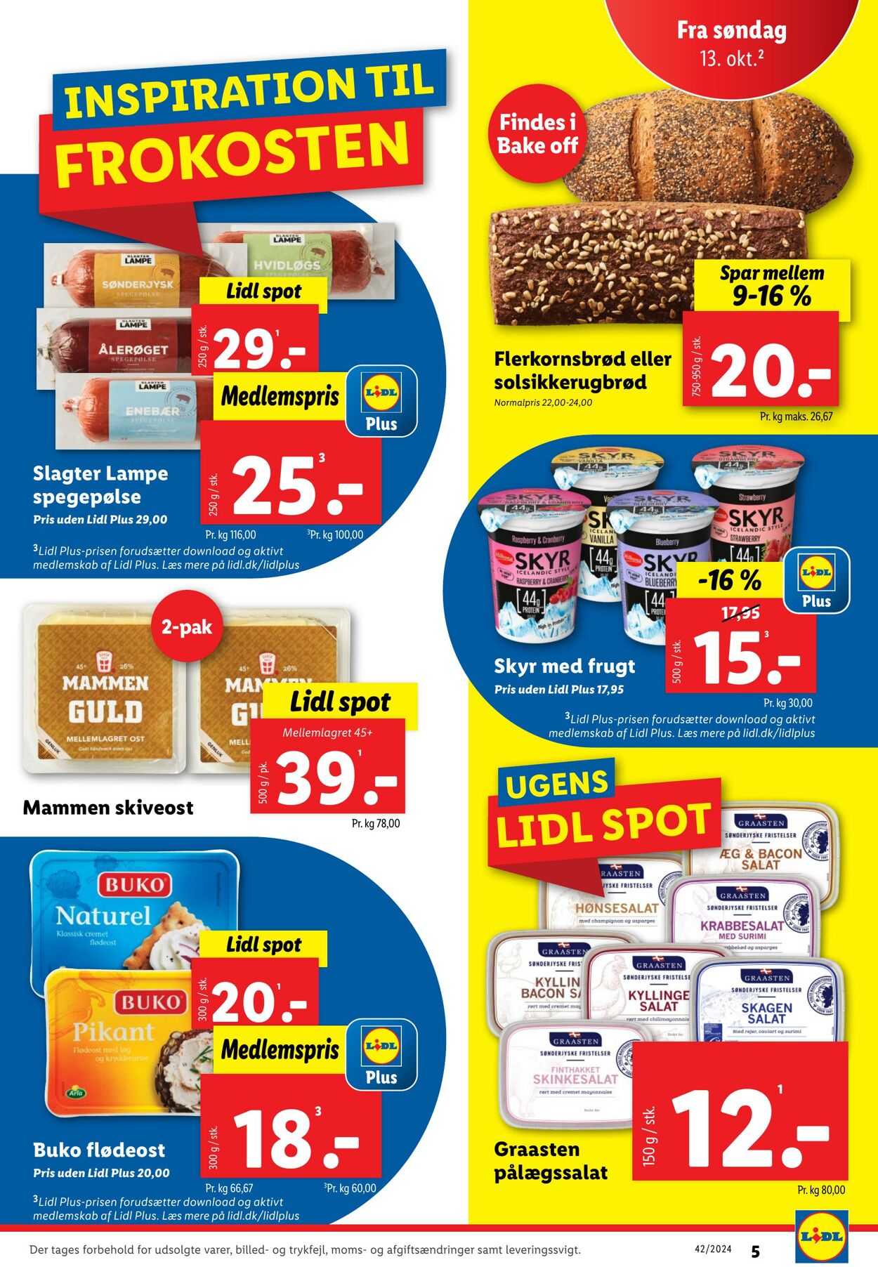 Tilbud Lidl 12.10.2024 - 19.10.2024