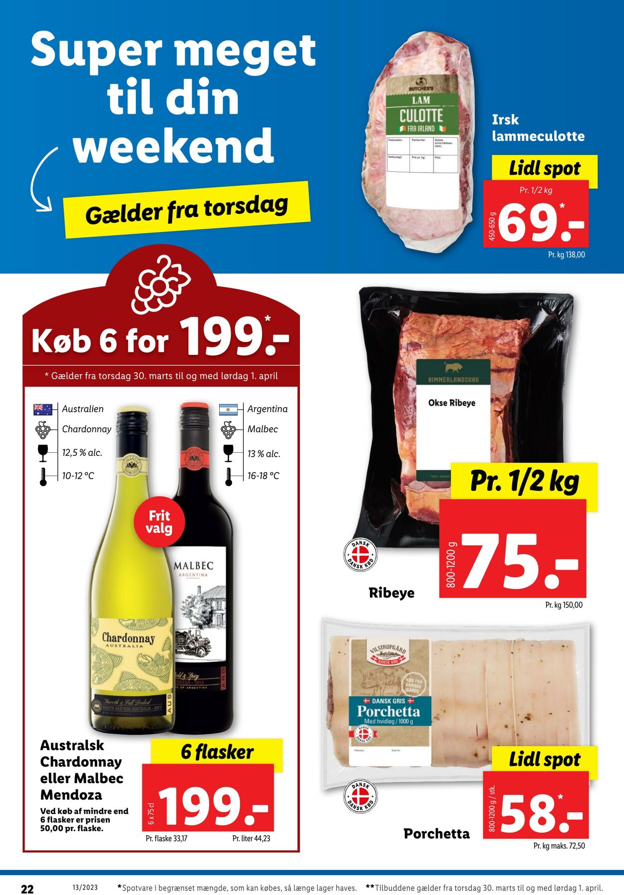 Tilbud Lidl 26.03.2023 - 01.04.2023