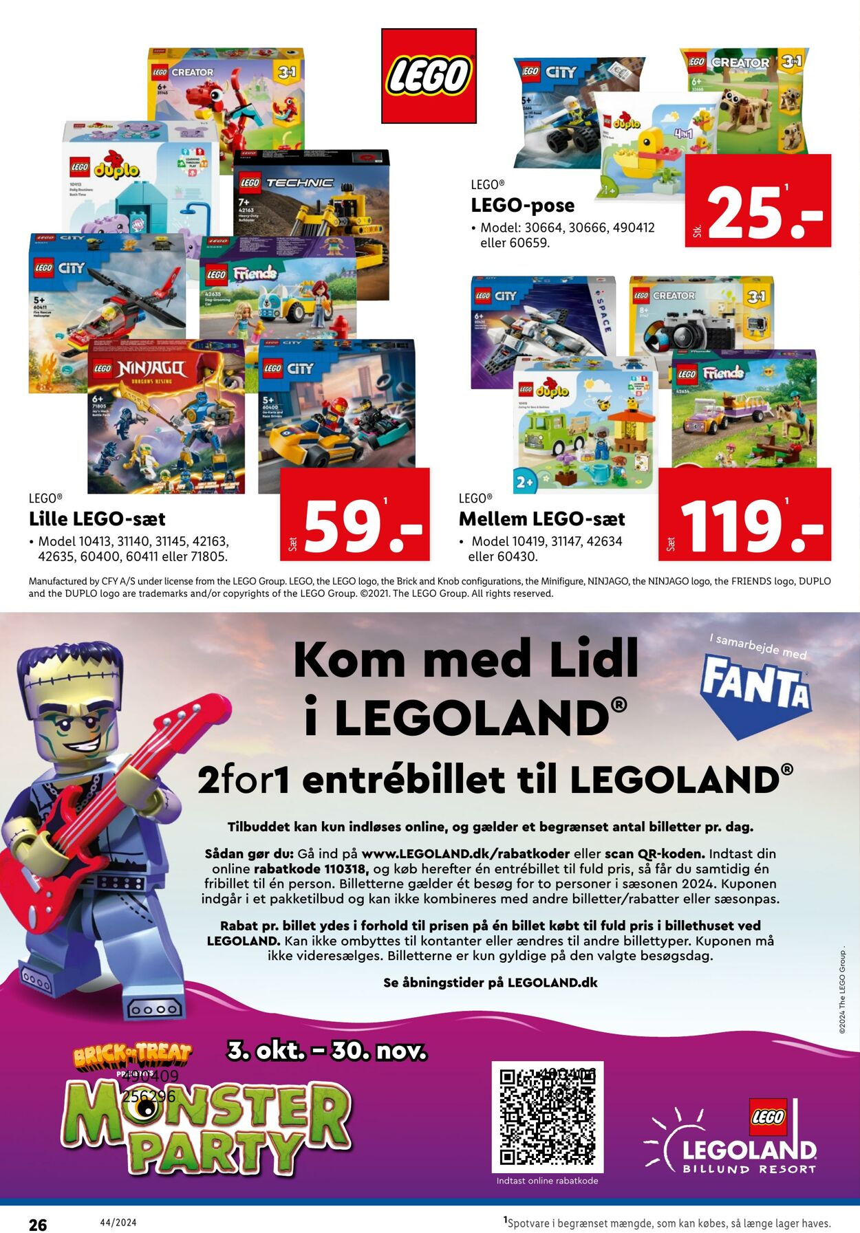 Tilbud Lidl 26.10.2024 - 02.11.2024