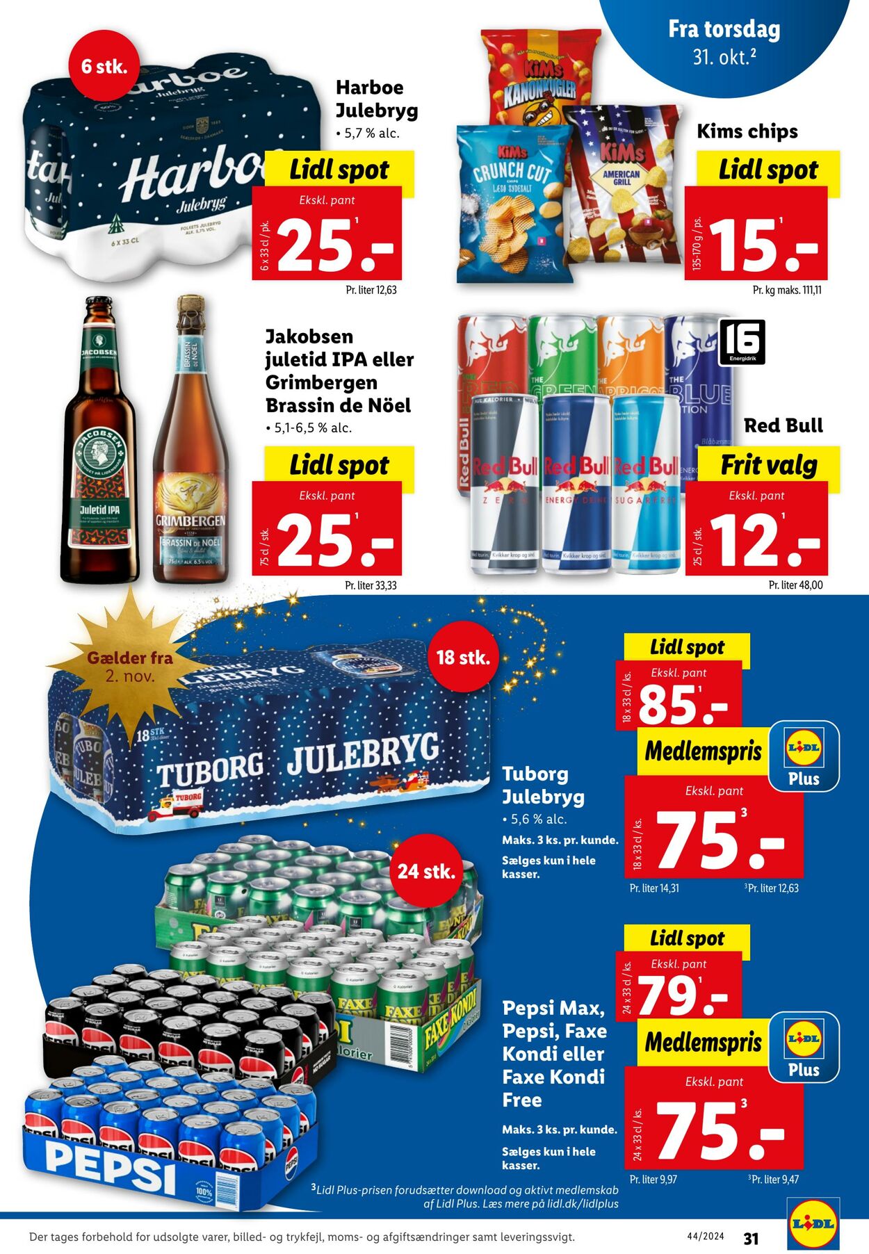 Tilbud Lidl 26.10.2024 - 02.11.2024