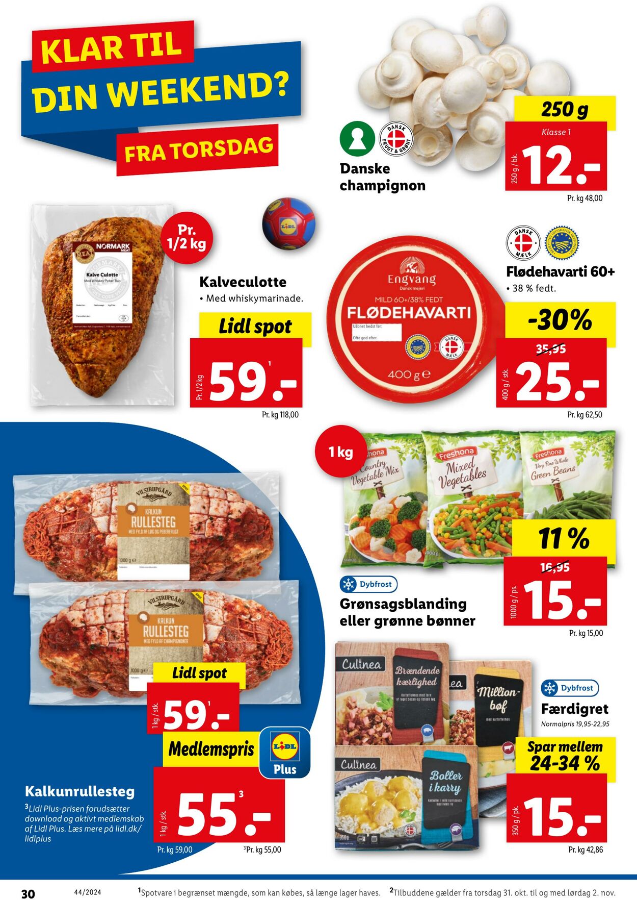 Tilbud Lidl 26.10.2024 - 02.11.2024