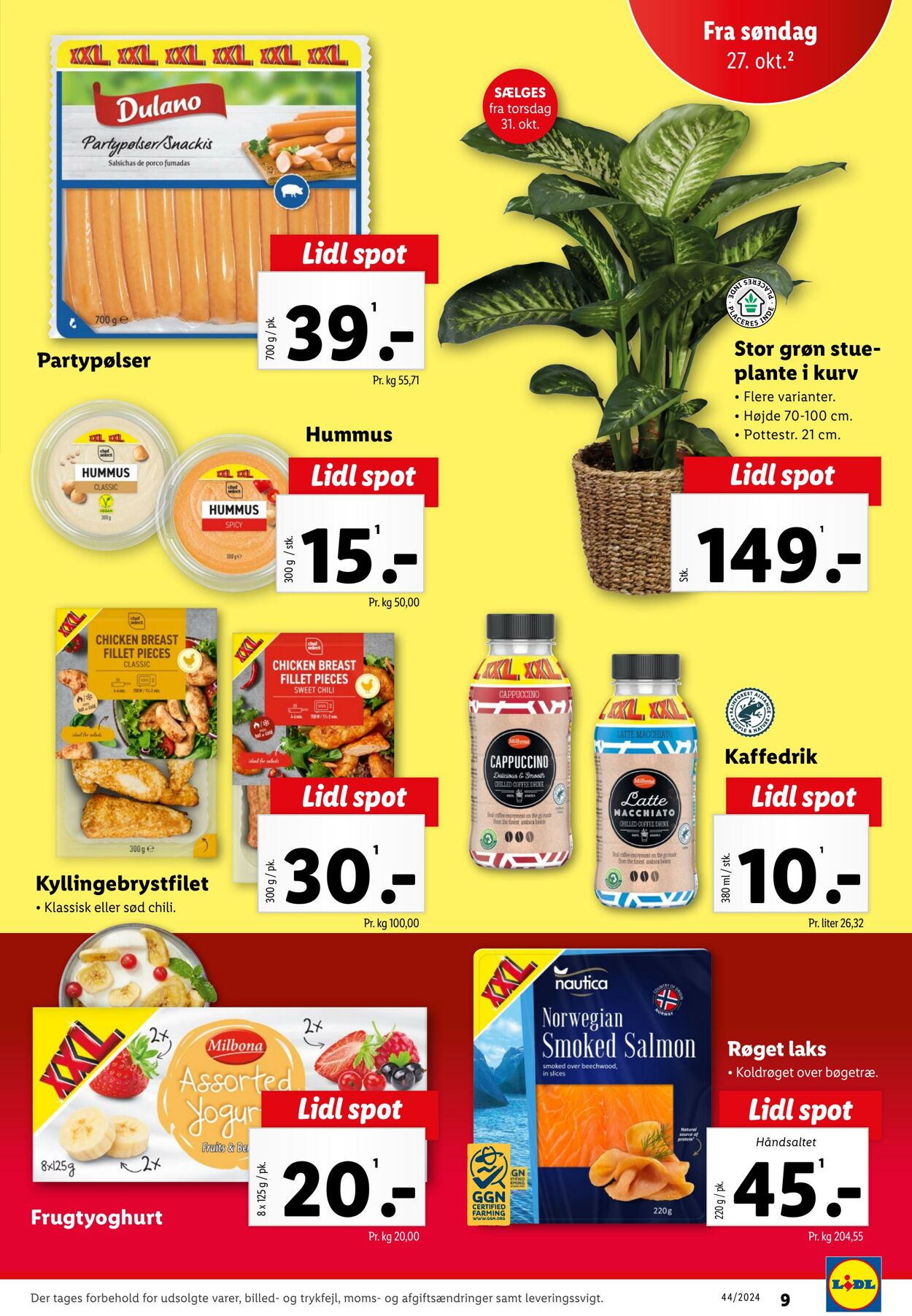 Tilbud Lidl 26.10.2024 - 02.11.2024