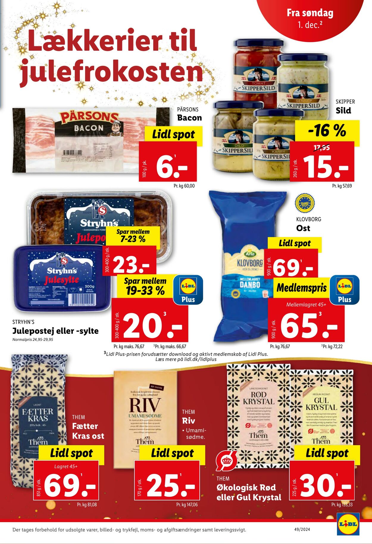 Tilbud Lidl 30.11.2024 - 07.12.2024