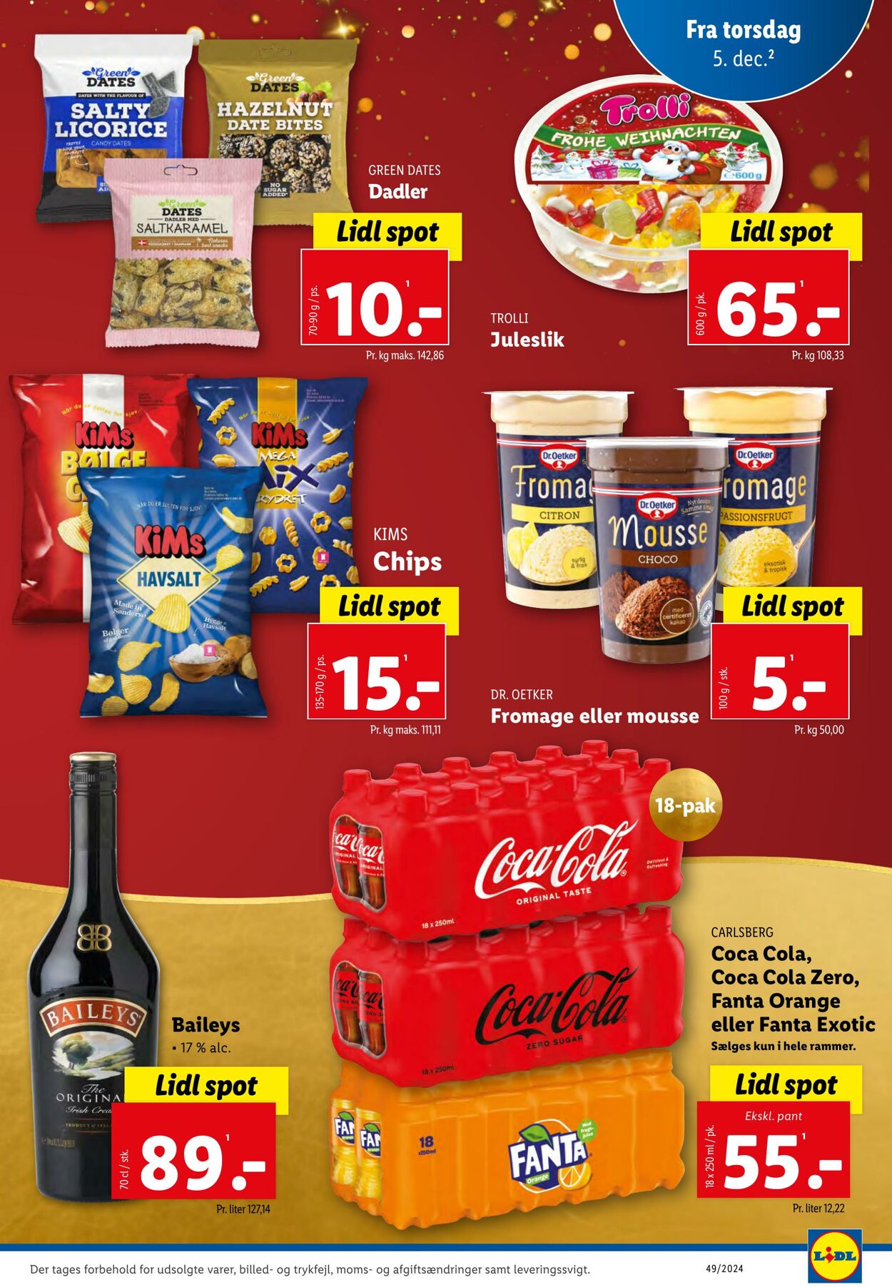 Tilbud Lidl 30.11.2024 - 07.12.2024