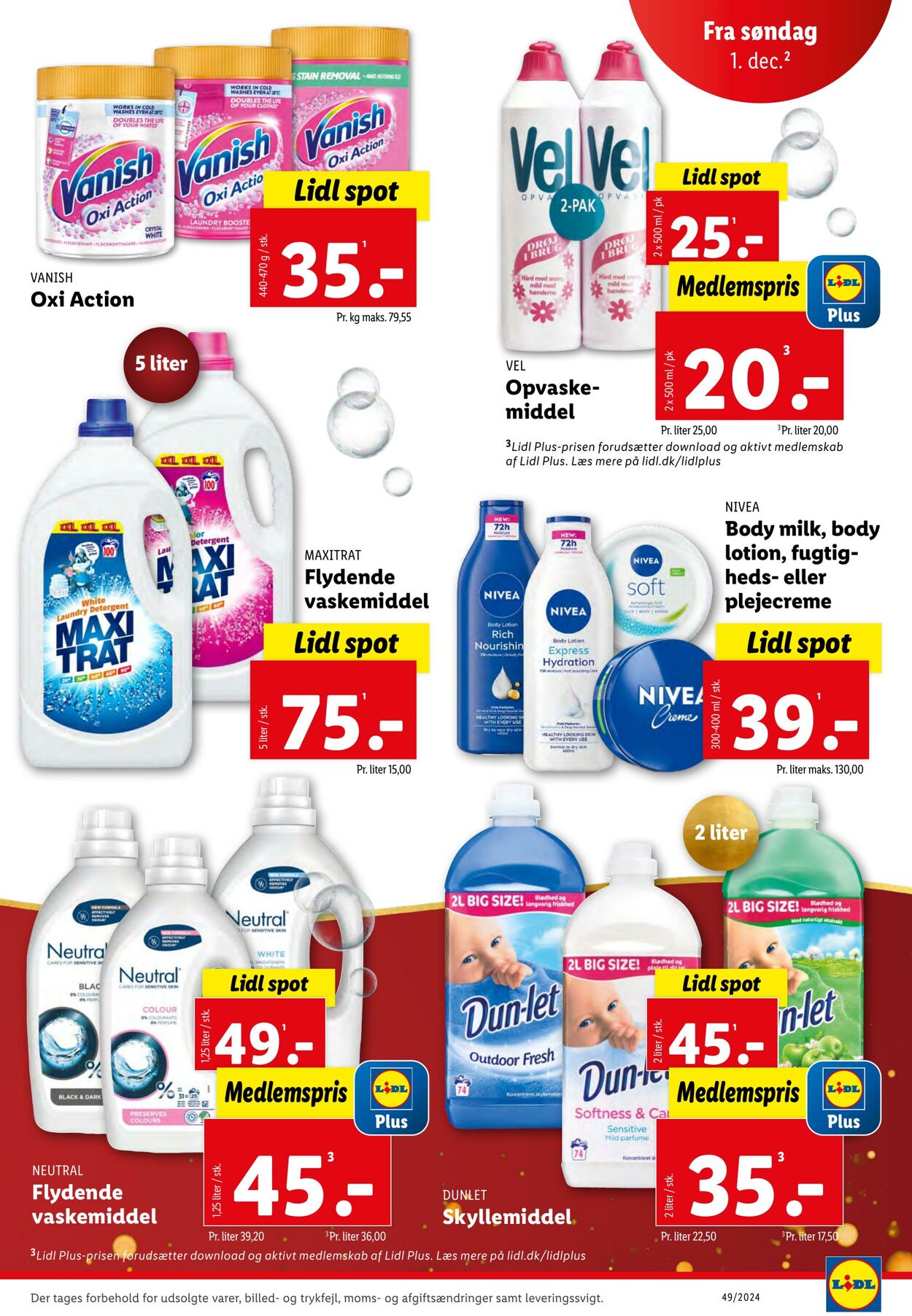 Tilbud Lidl 30.11.2024 - 07.12.2024