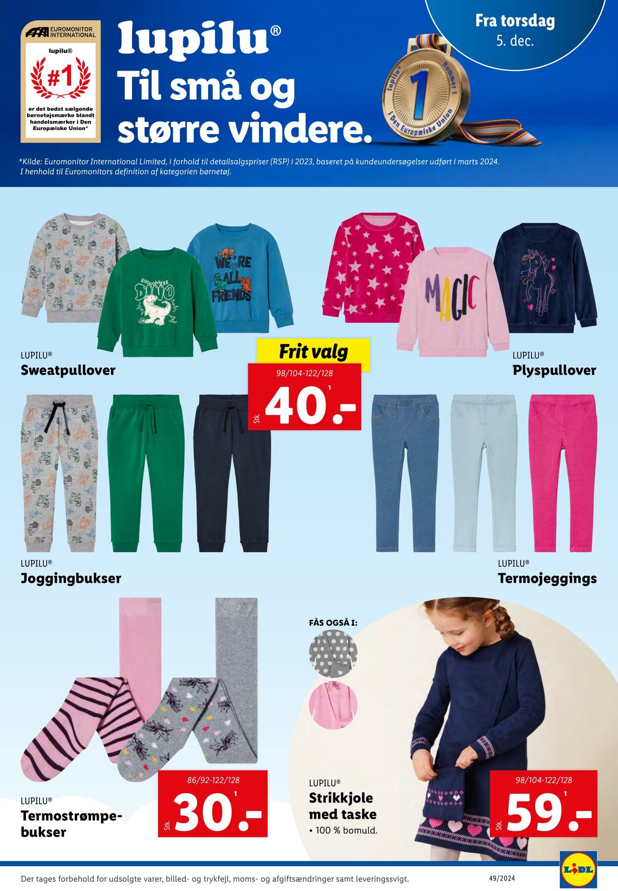 Tilbud Lidl 30.11.2024 - 07.12.2024