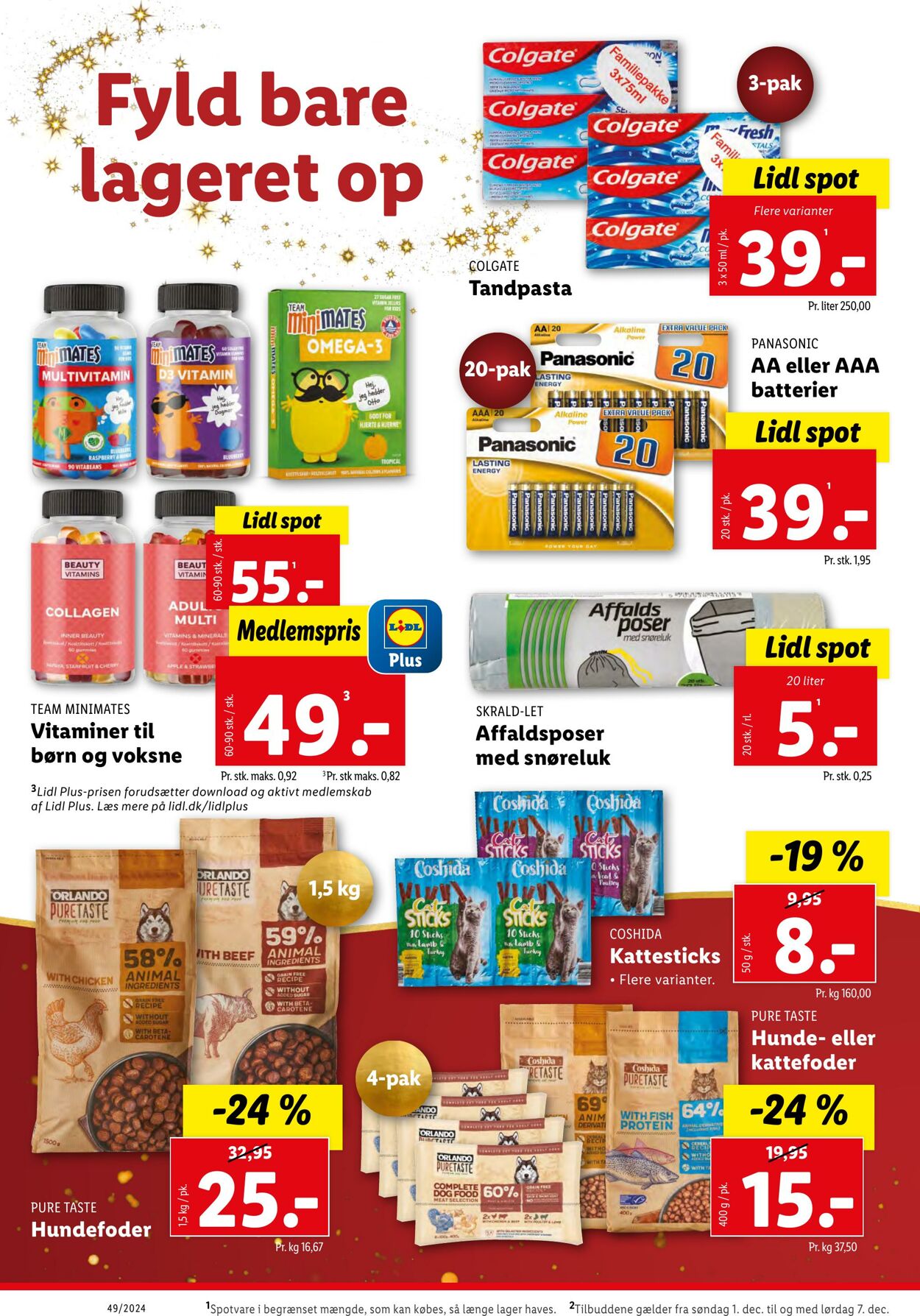 Tilbud Lidl 30.11.2024 - 07.12.2024