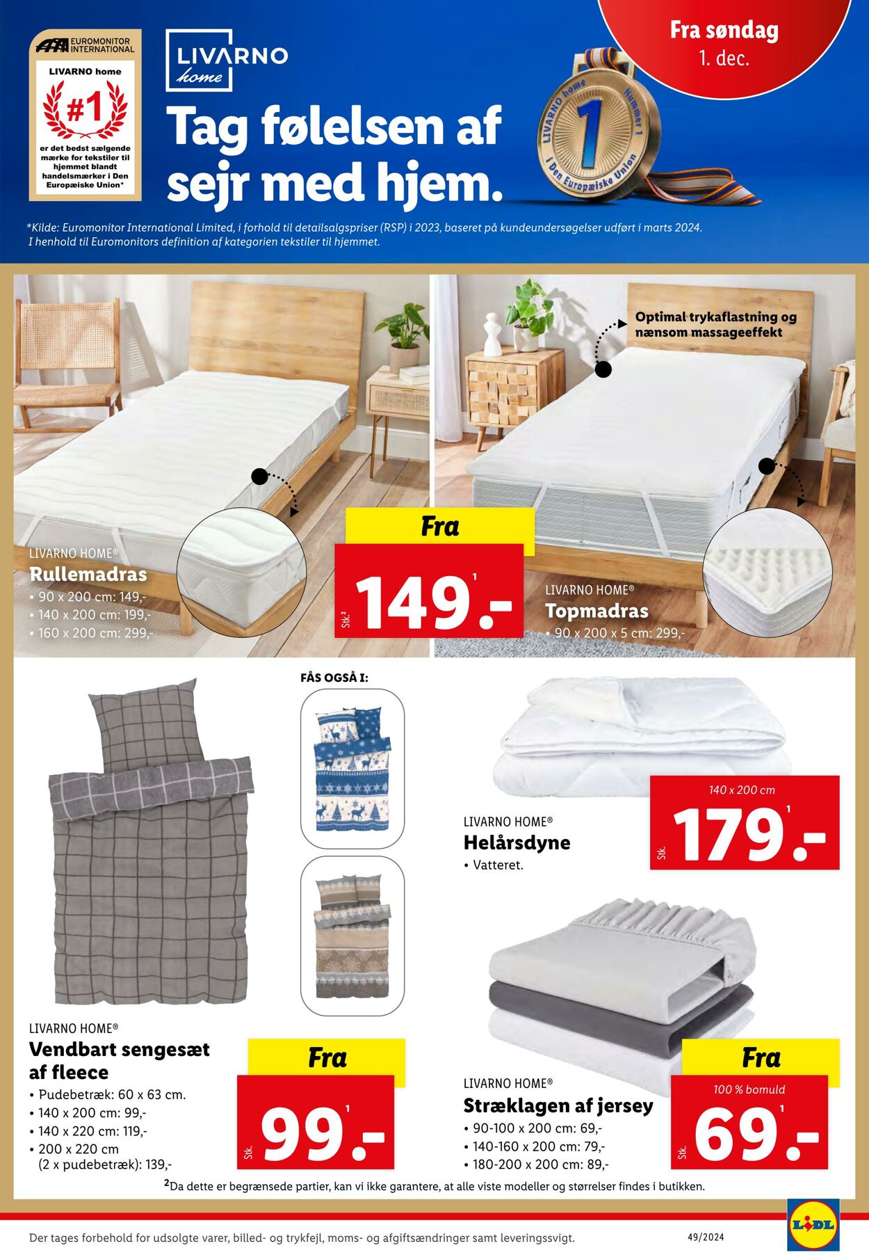 Tilbud Lidl 30.11.2024 - 07.12.2024