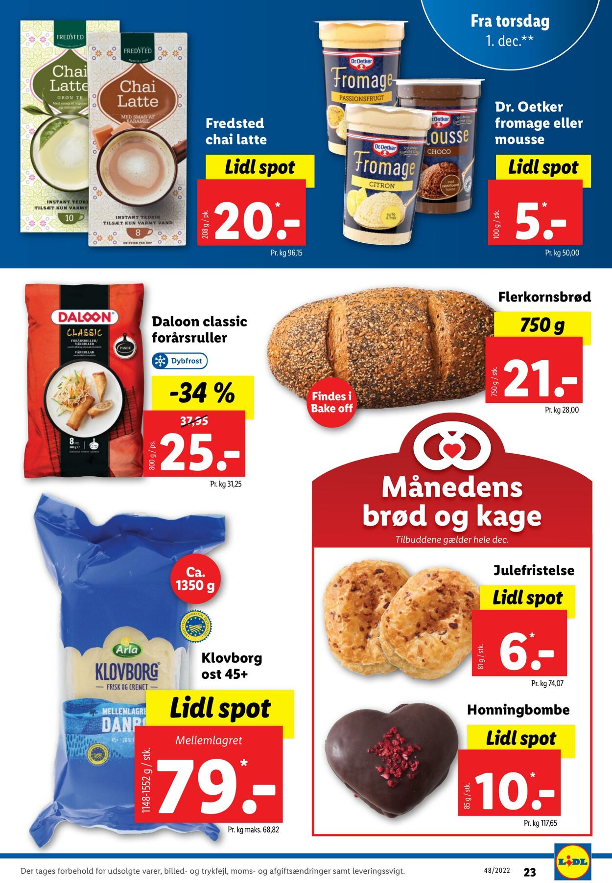 Tilbud Lidl 26.11.2022 - 03.12.2022