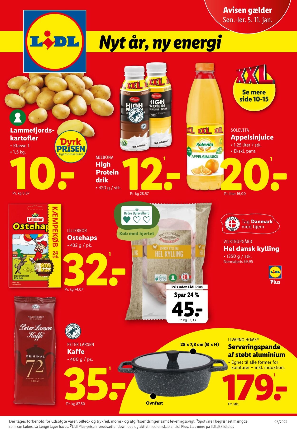 Tilbud Lidl 04.01.2025 - 11.01.2025