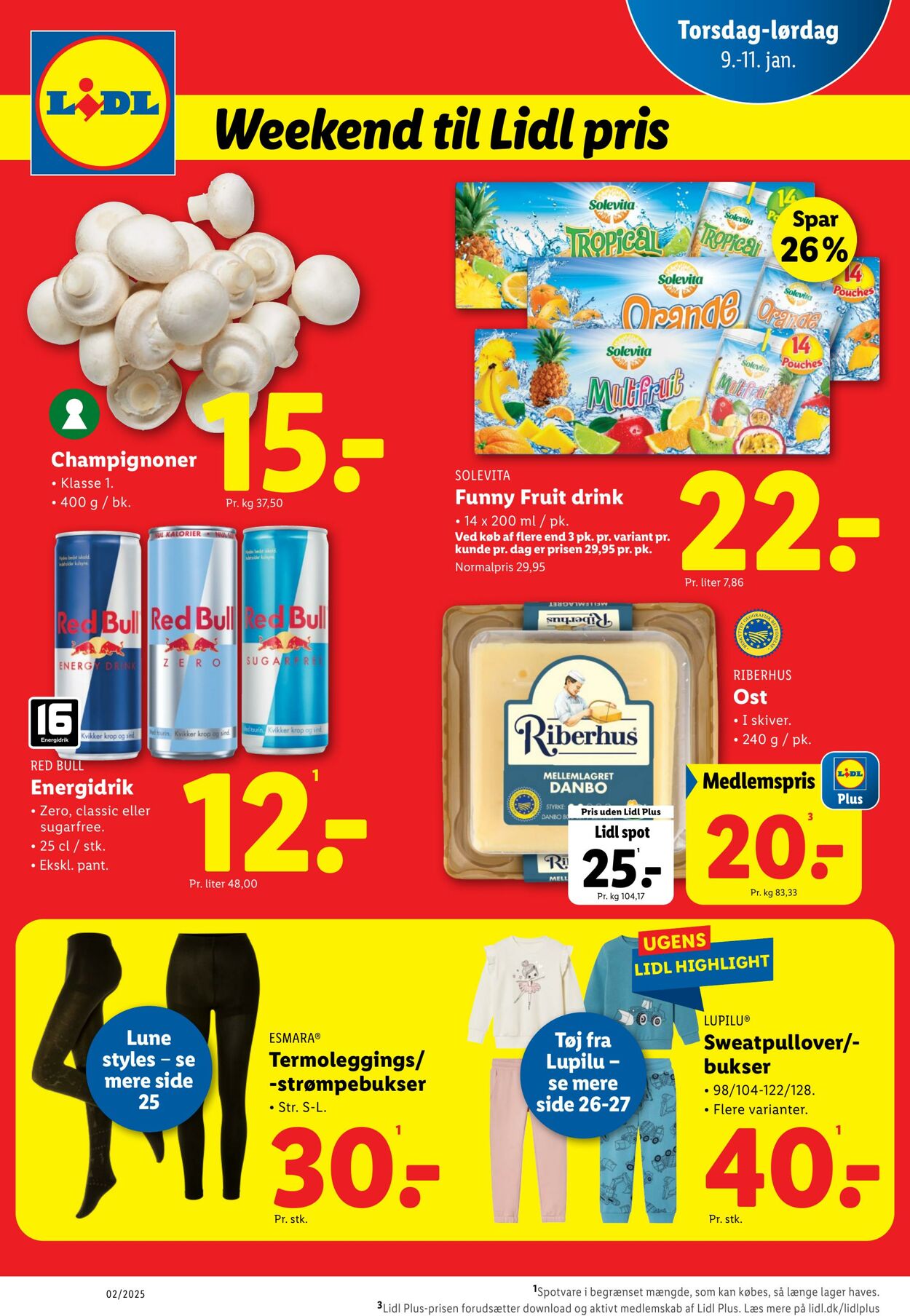 Tilbud Lidl 04.01.2025 - 11.01.2025