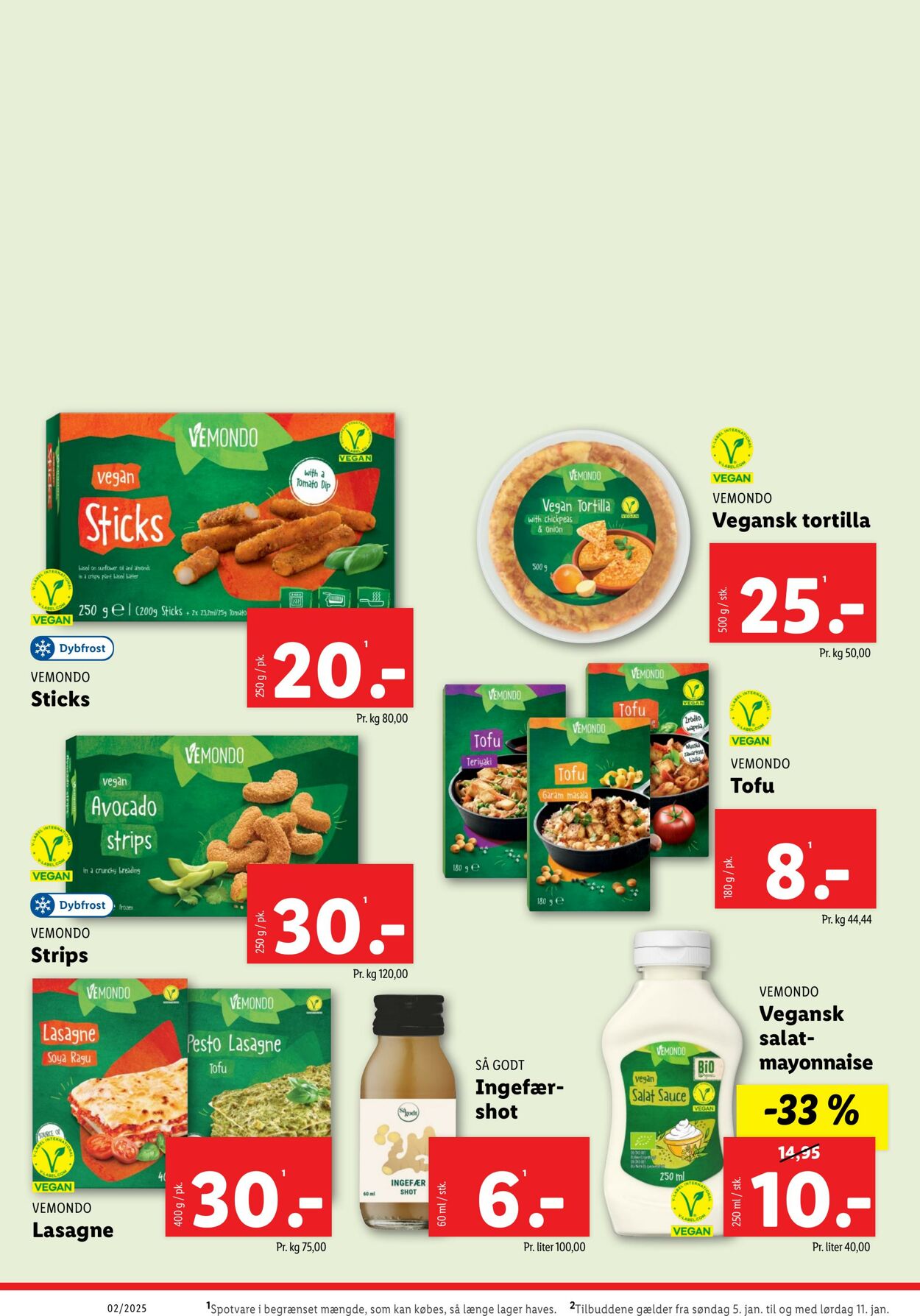 Tilbud Lidl 04.01.2025 - 11.01.2025