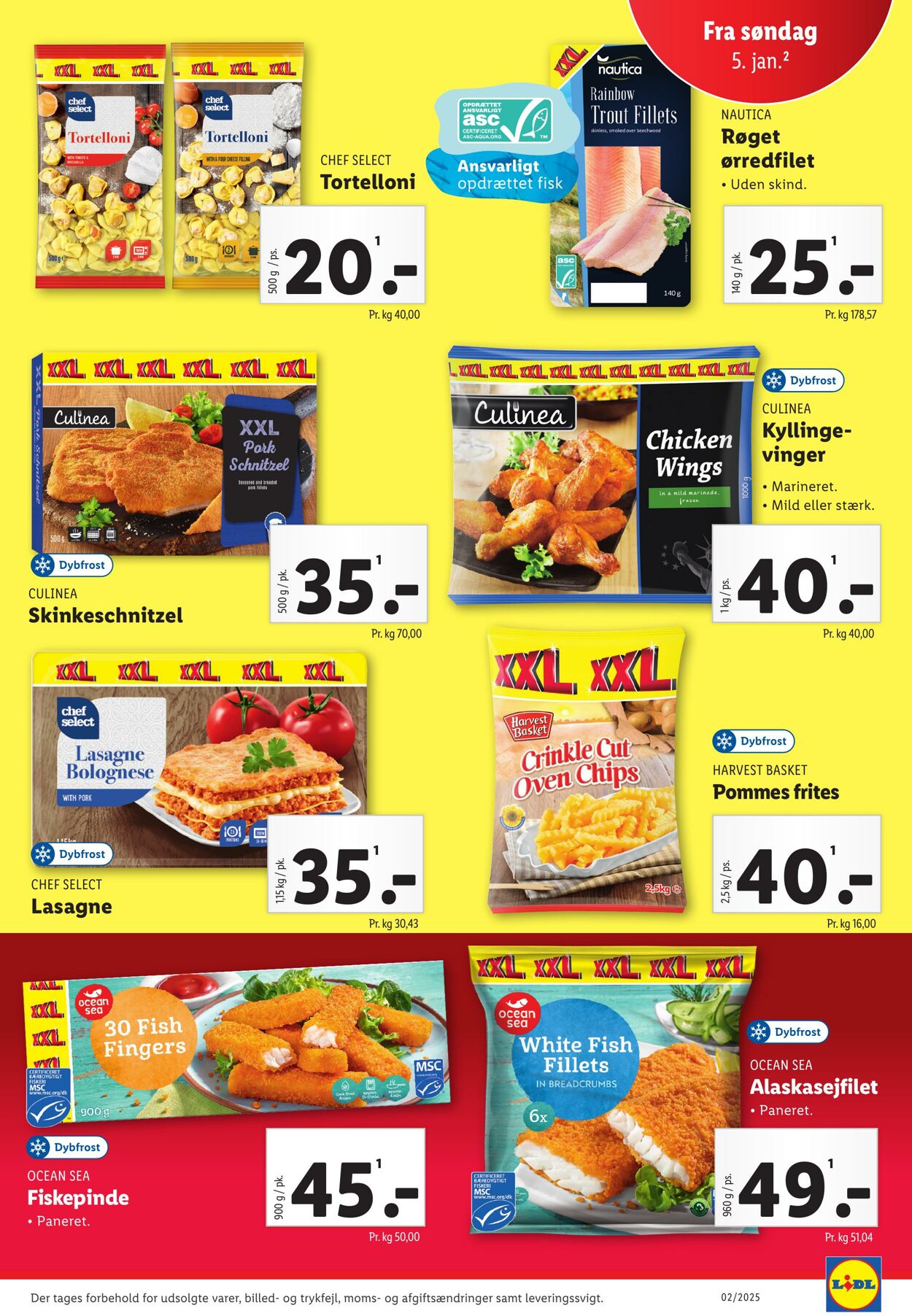 Tilbud Lidl 04.01.2025 - 11.01.2025