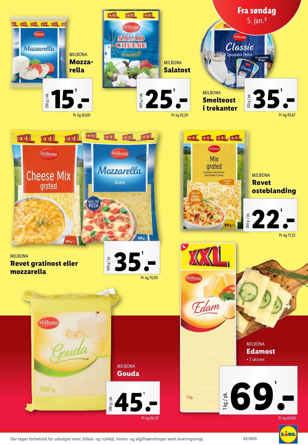 Tilbud Lidl 04.01.2025 - 11.01.2025