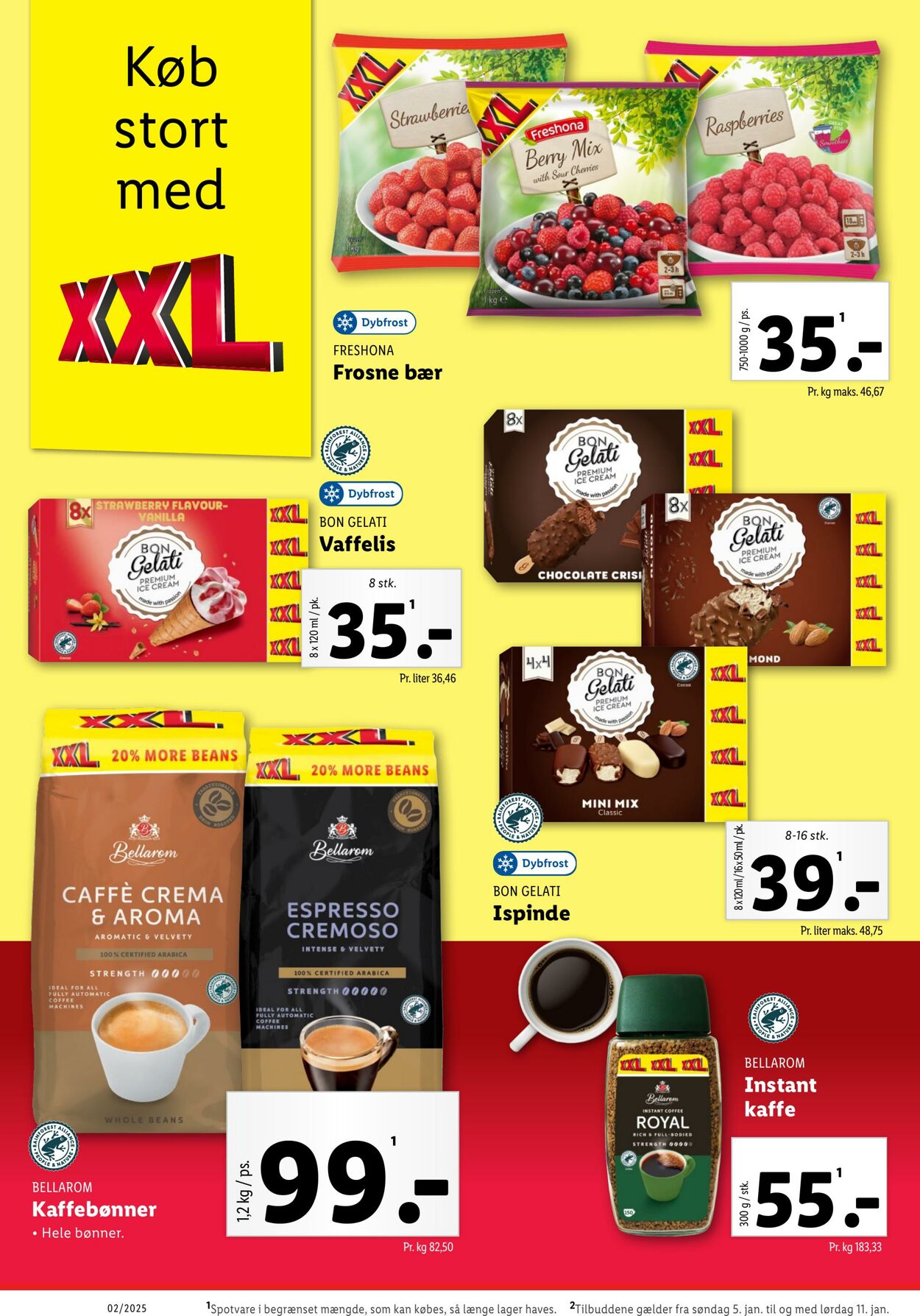 Tilbud Lidl 04.01.2025 - 11.01.2025