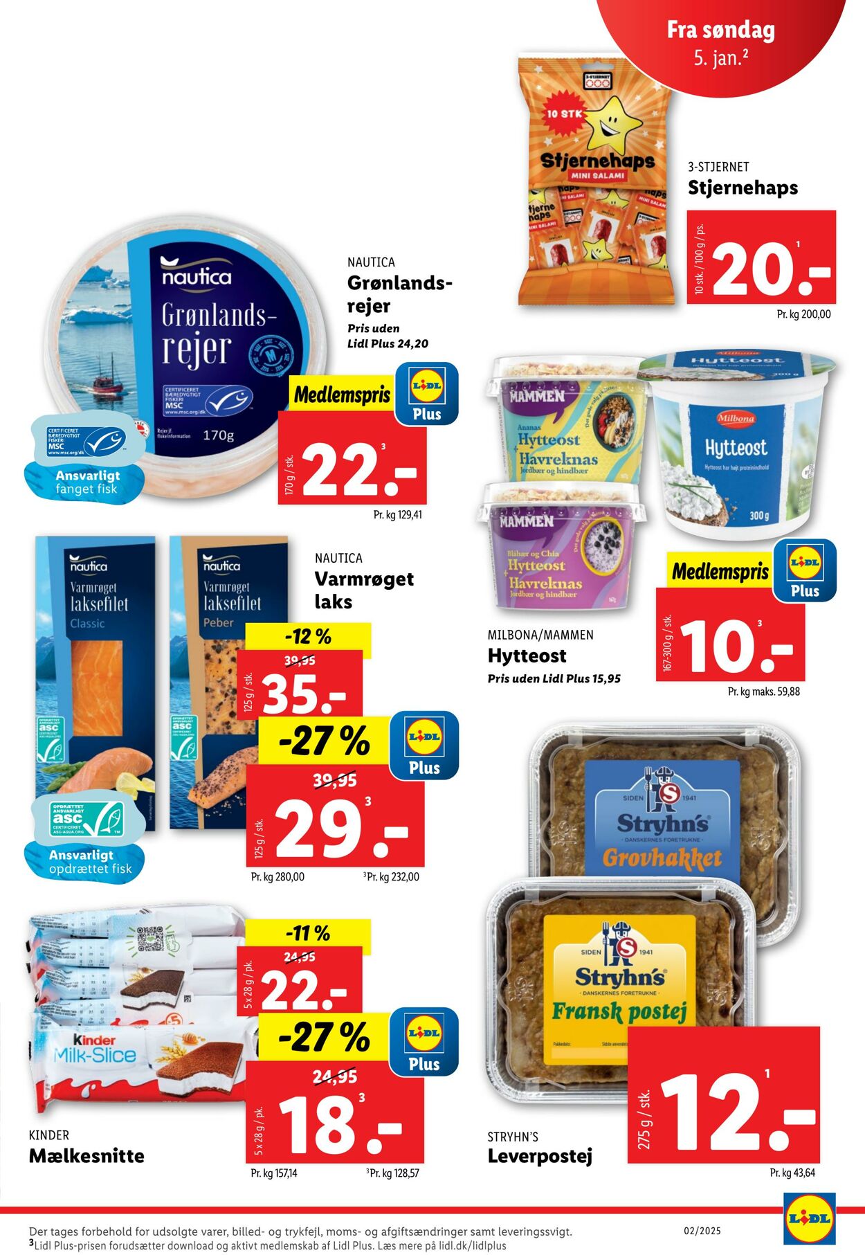 Tilbud Lidl 04.01.2025 - 11.01.2025