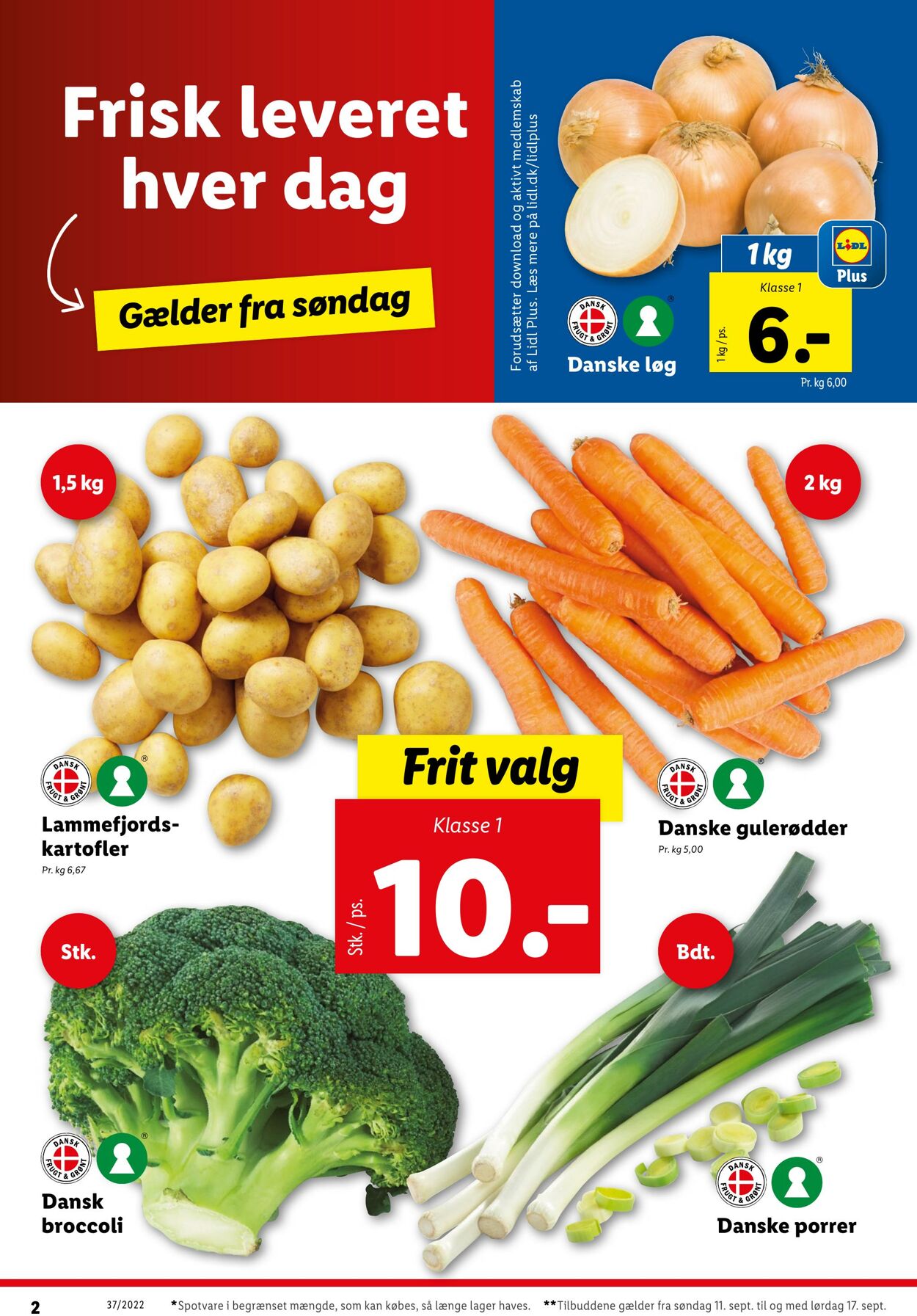 Tilbud Lidl 10.09.2022 - 17.09.2022