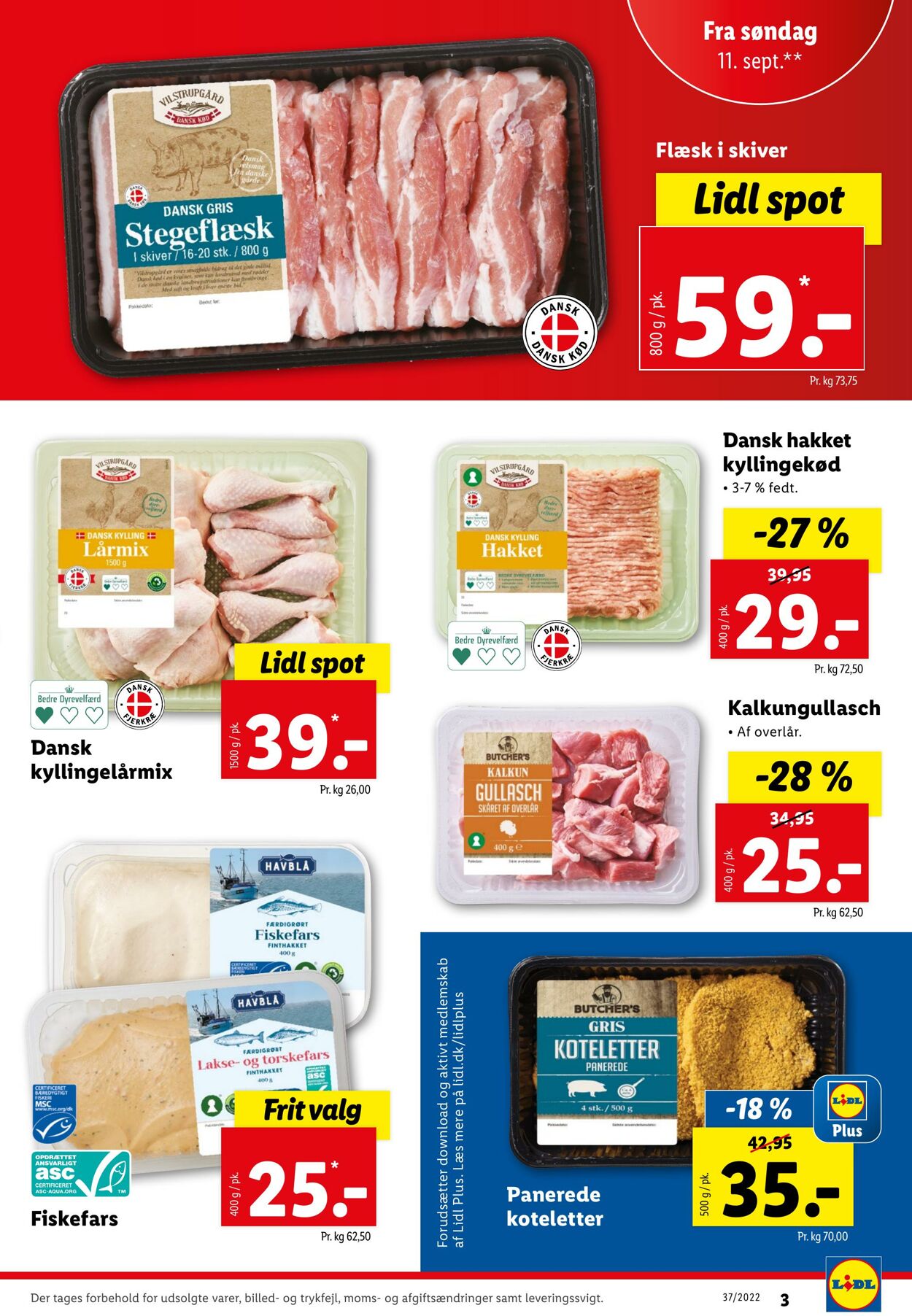 Tilbud Lidl 10.09.2022 - 17.09.2022