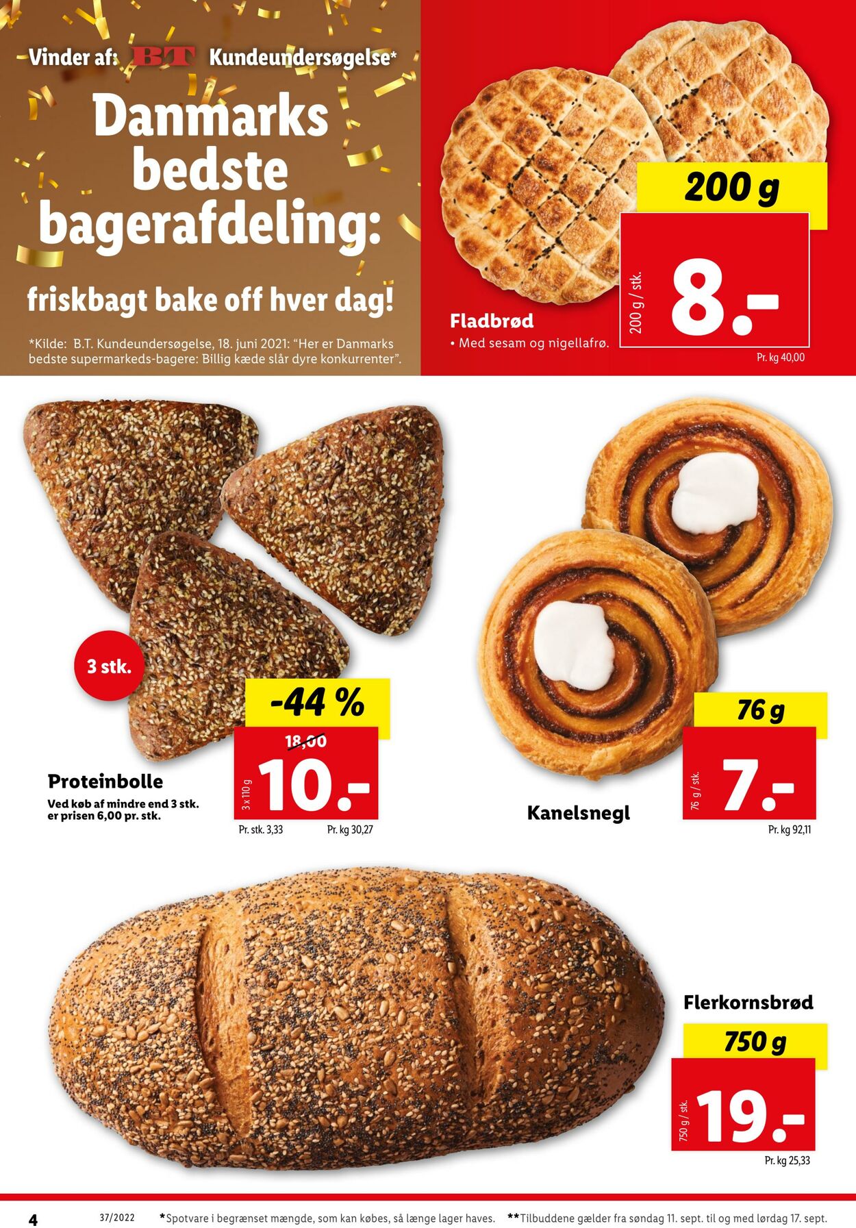 Tilbud Lidl 10.09.2022 - 17.09.2022