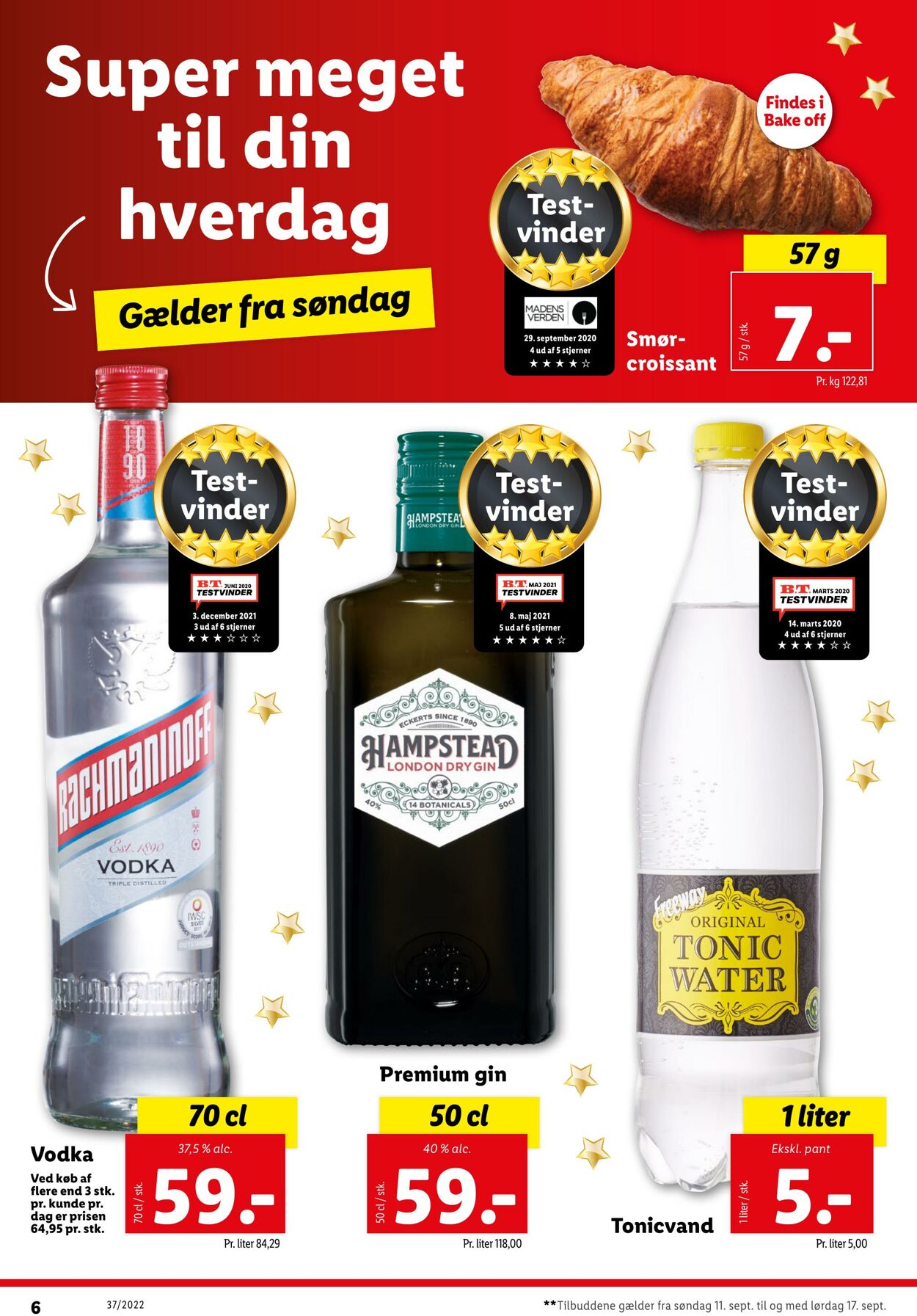 Tilbud Lidl 10.09.2022 - 17.09.2022