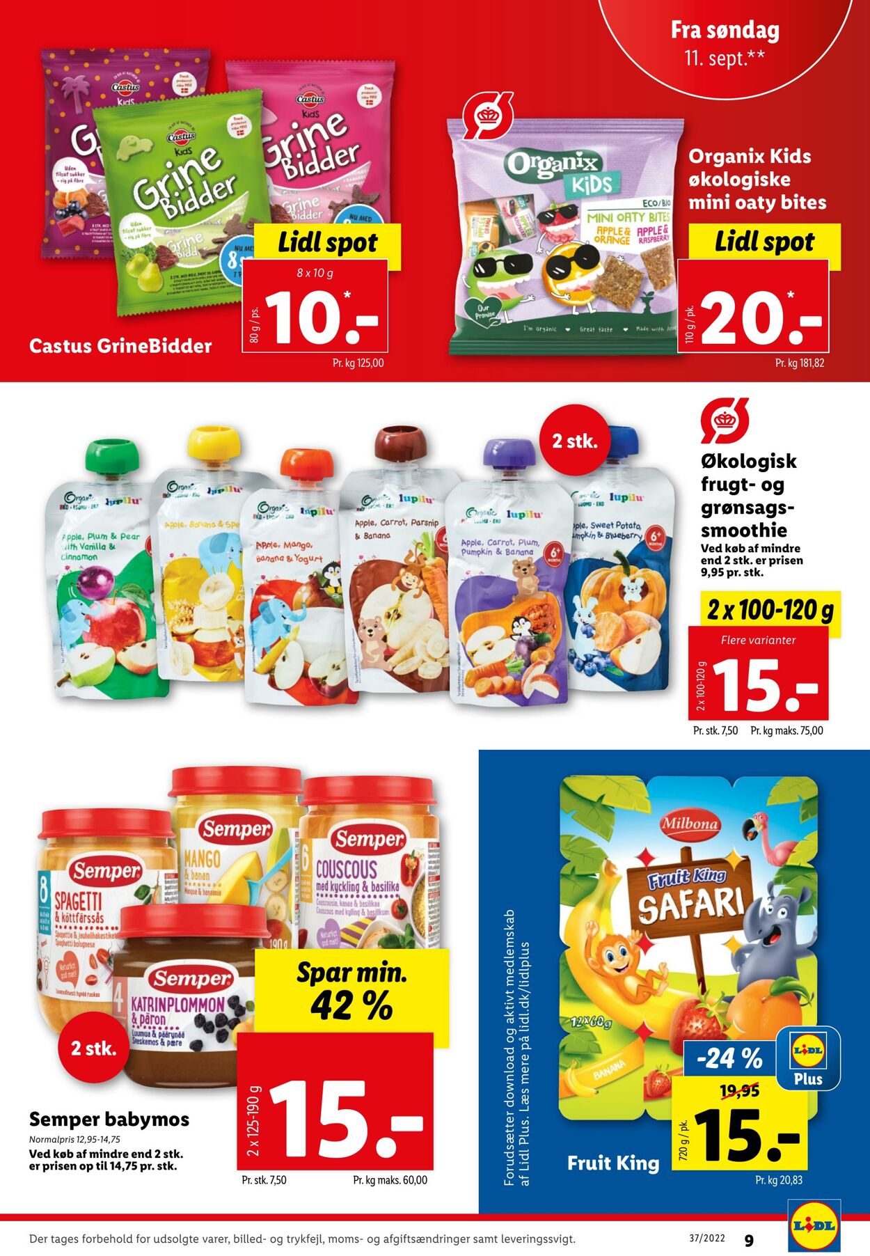 Tilbud Lidl 10.09.2022 - 17.09.2022