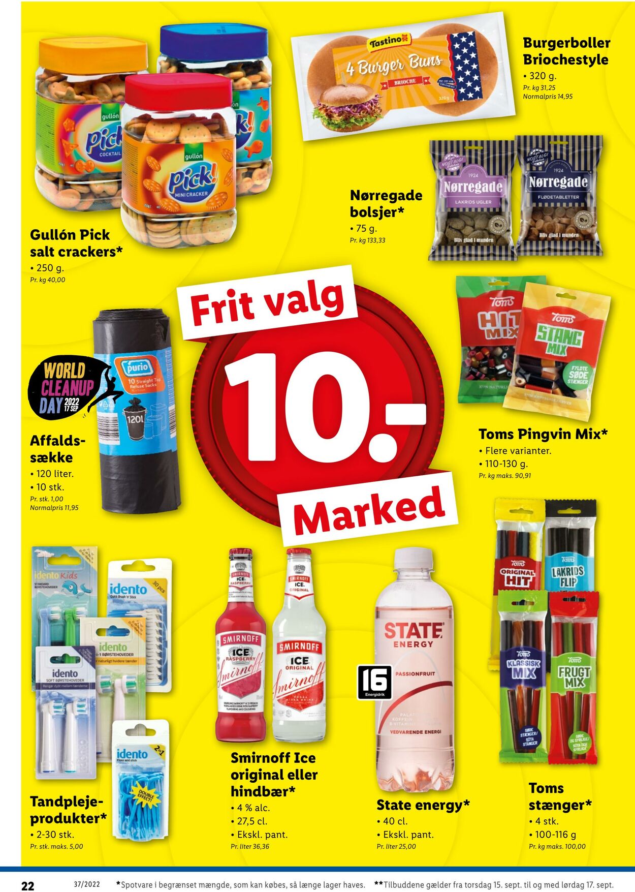 Tilbud Lidl 10.09.2022 - 17.09.2022