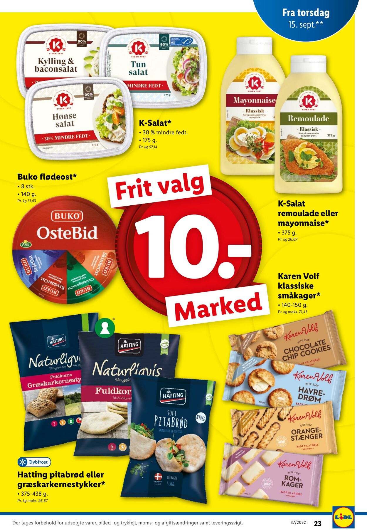 Tilbud Lidl 10.09.2022 - 17.09.2022