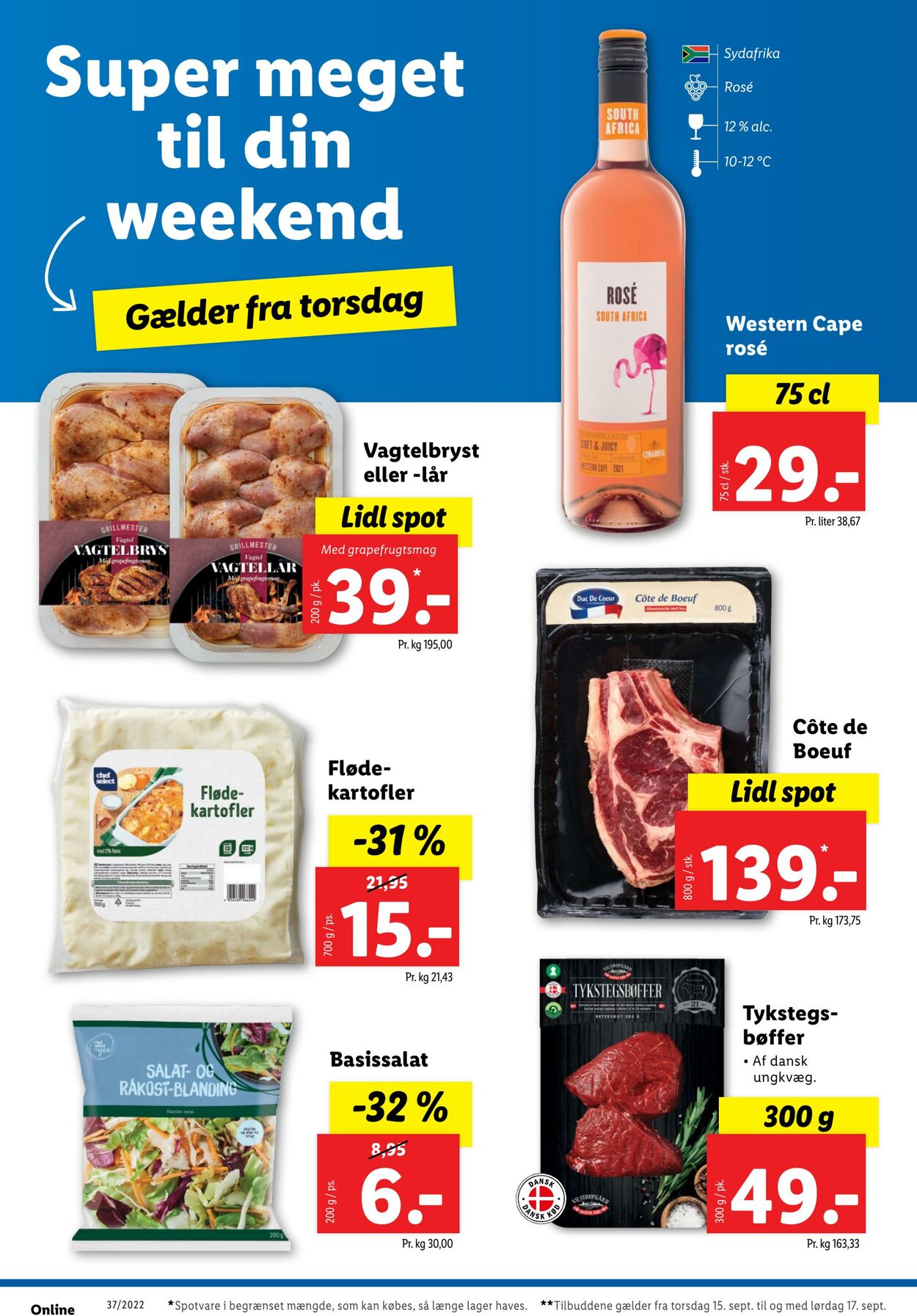 Tilbud Lidl 10.09.2022 - 17.09.2022