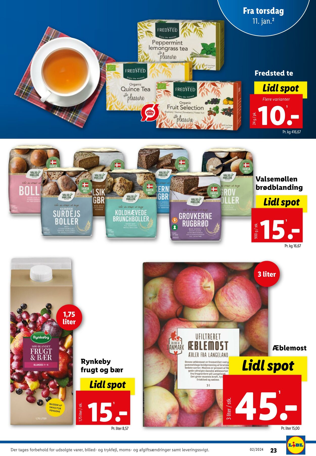 Tilbud Lidl 07.01.2024 - 13.01.2024