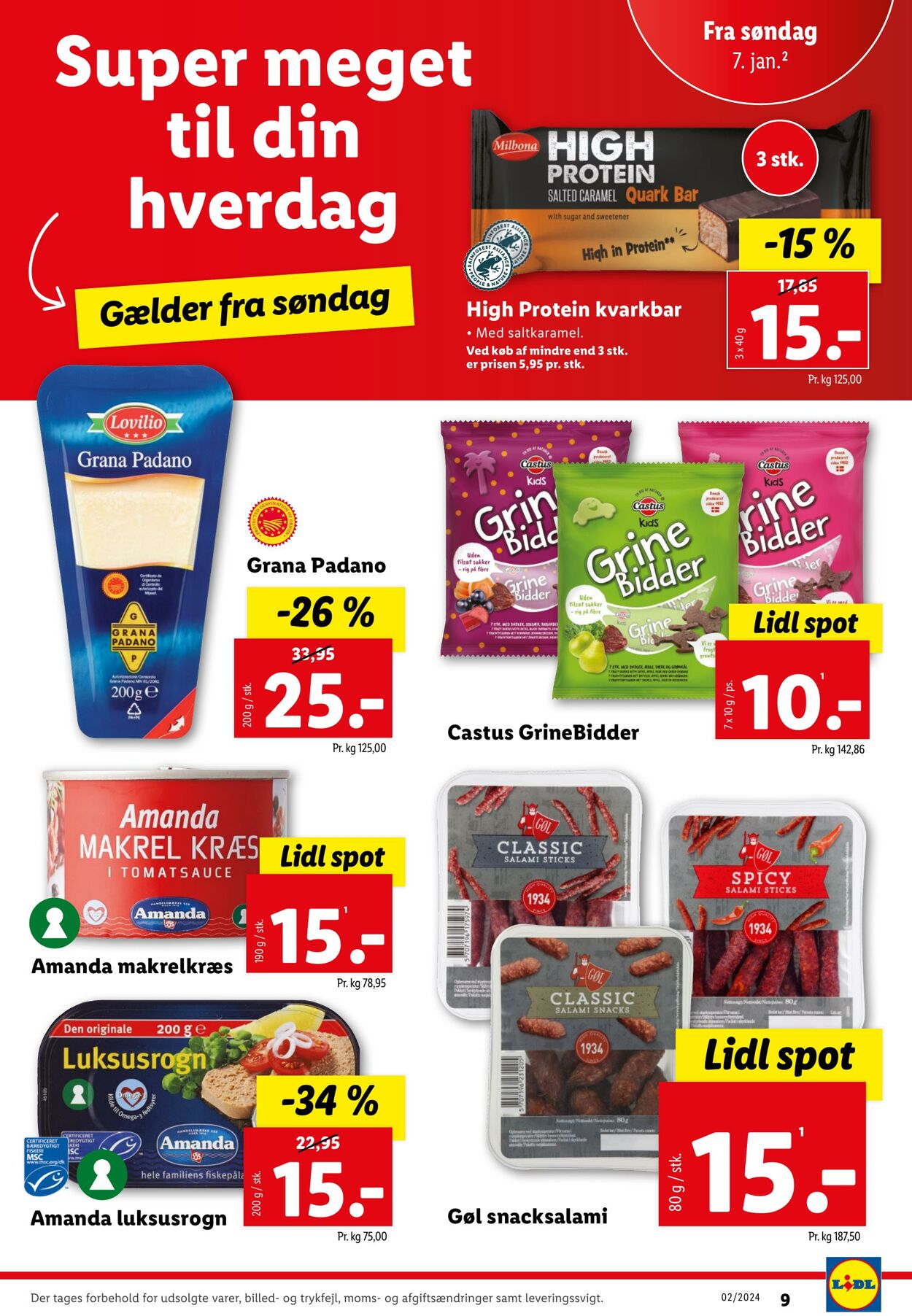 Tilbud Lidl 07.01.2024 - 13.01.2024