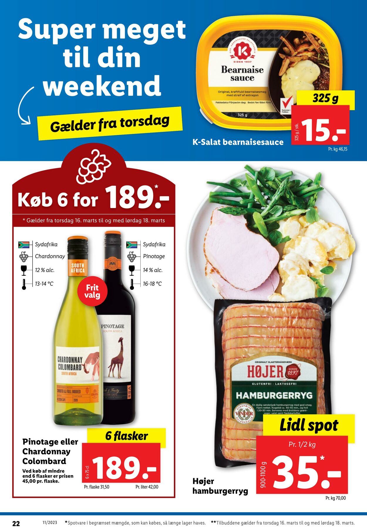 Tilbud Lidl 11.03.2023 - 18.03.2023