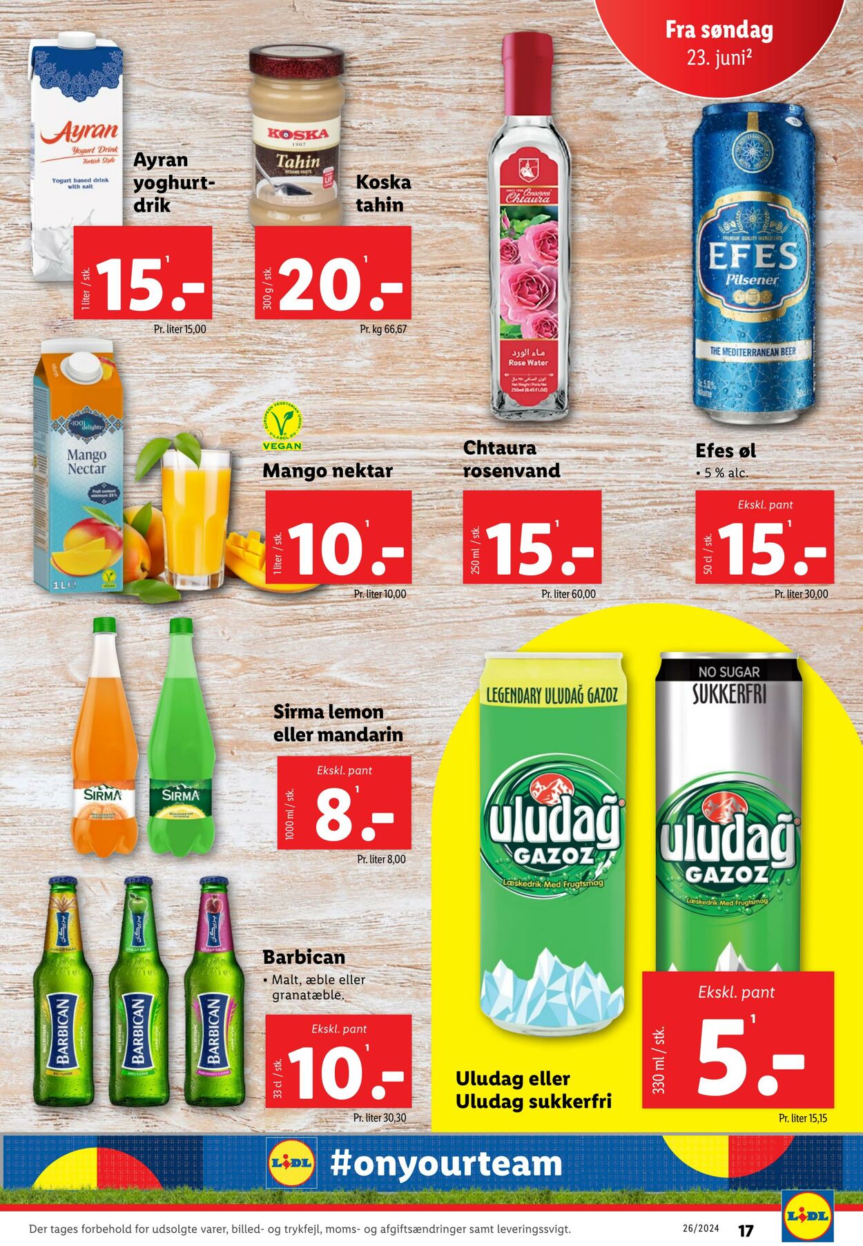 Tilbud Lidl 22.06.2024 - 29.06.2024