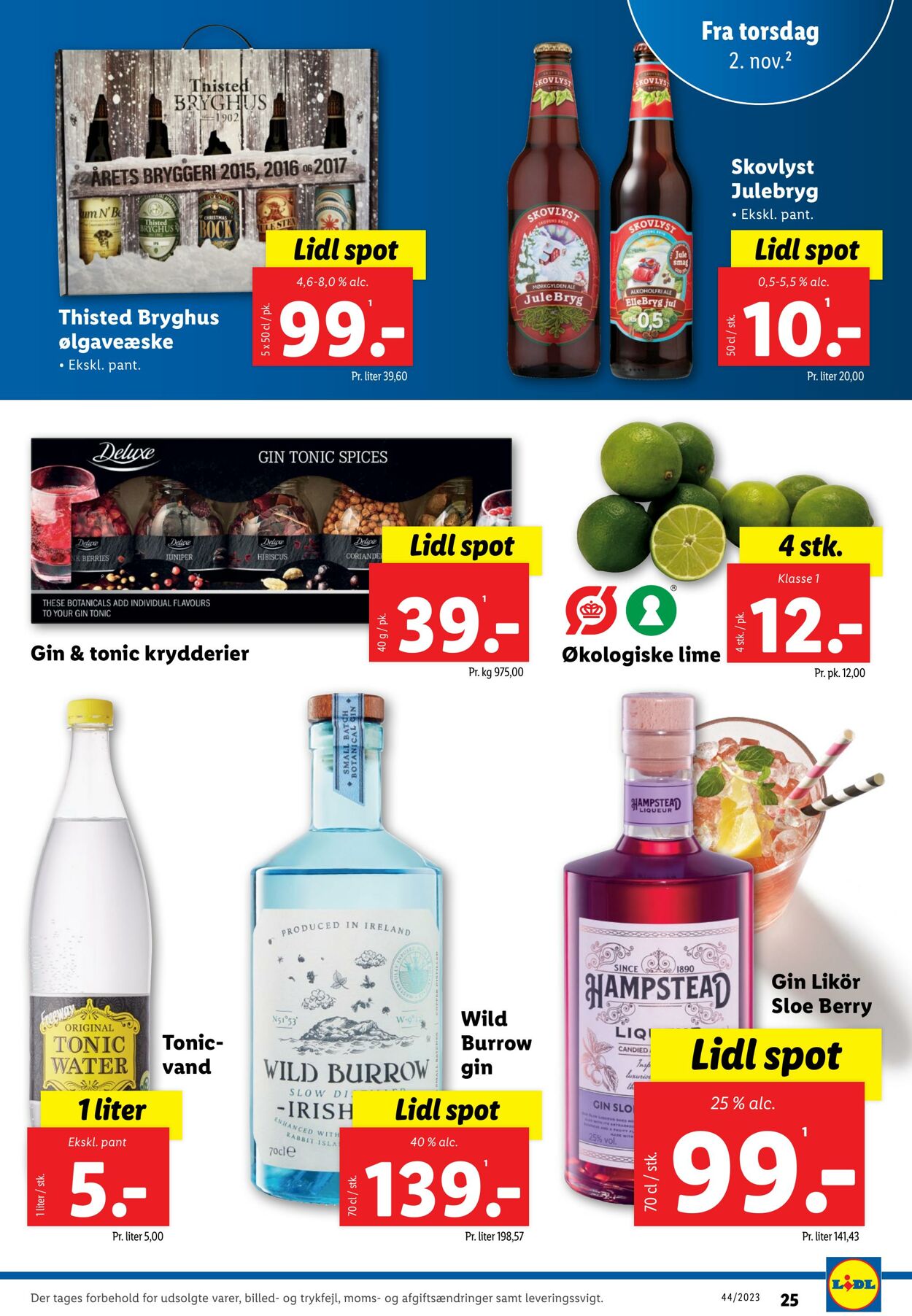 Tilbud Lidl 28.10.2023 - 04.11.2023