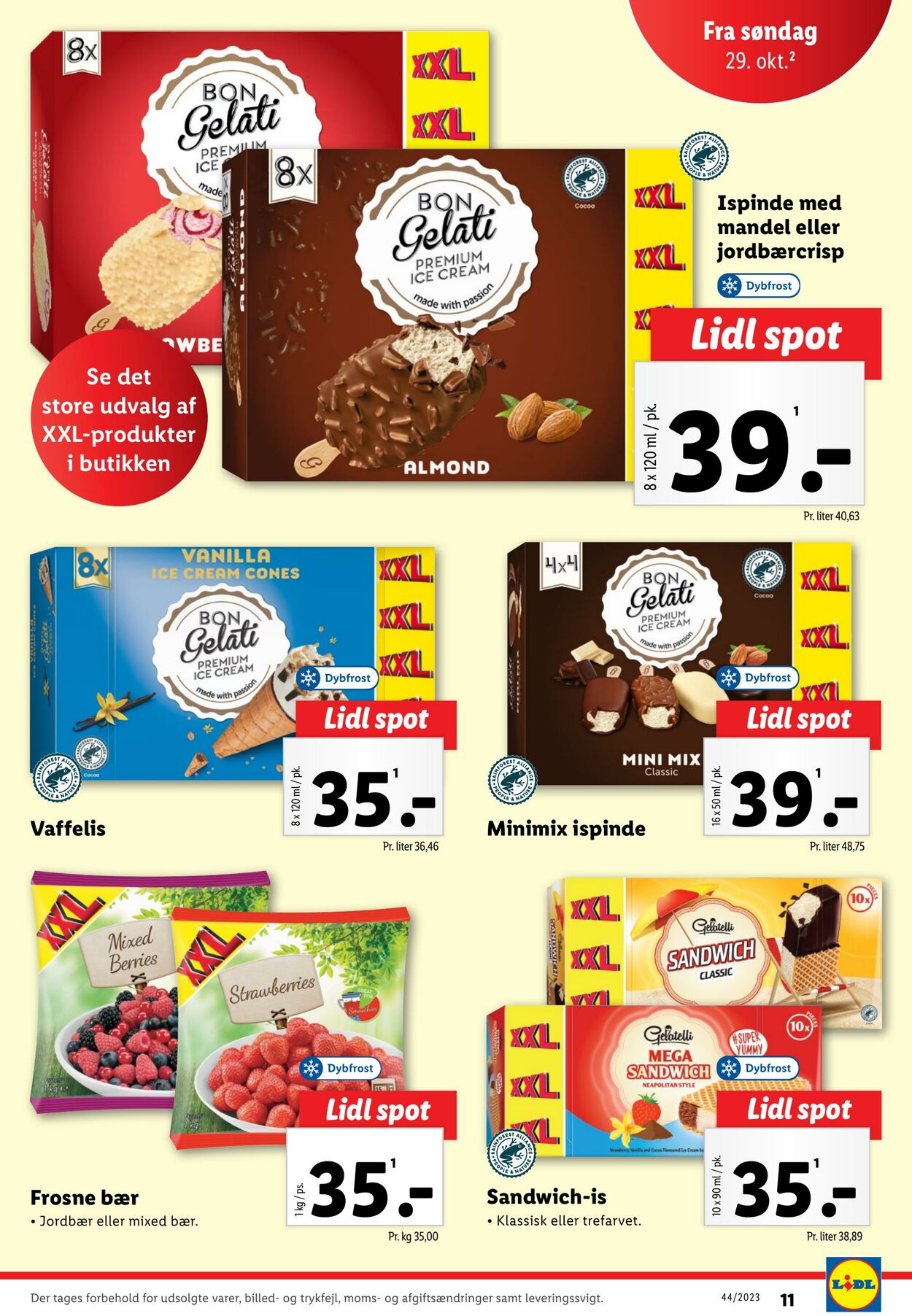 Tilbud Lidl 28.10.2023 - 04.11.2023