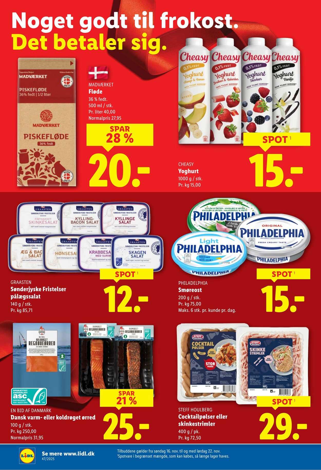 Tilbud Lidl 15.11.2025 - 22.11.2025