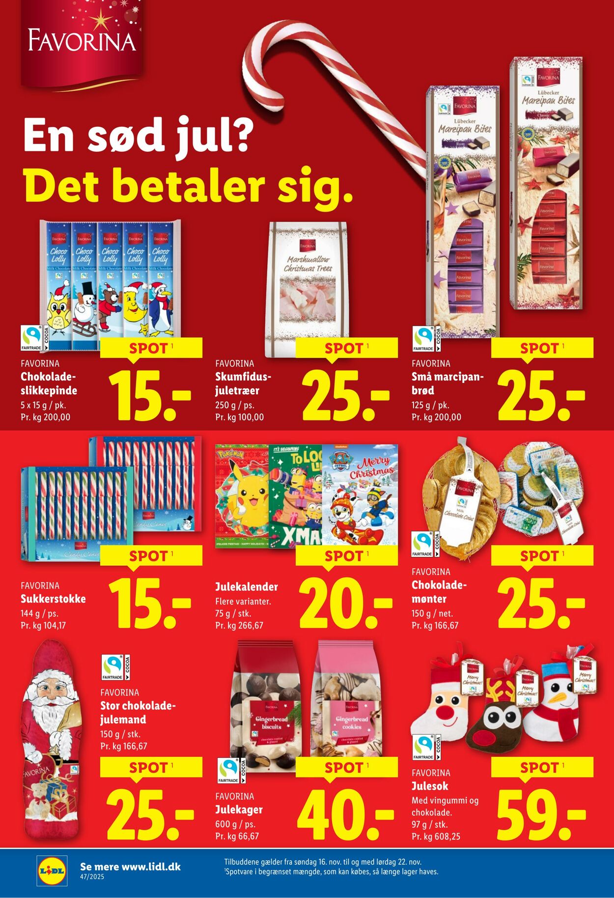 Tilbud Lidl 15.11.2025 - 22.11.2025