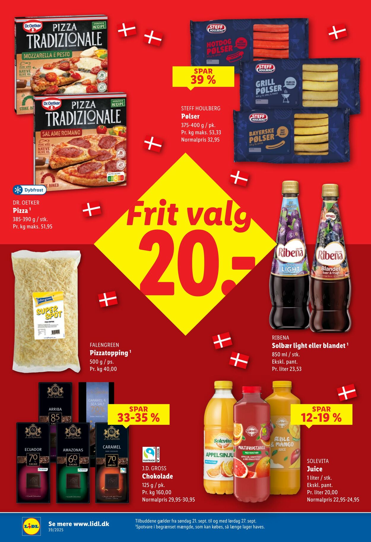 Tilbud Lidl 20.09.2025 - 27.09.2025