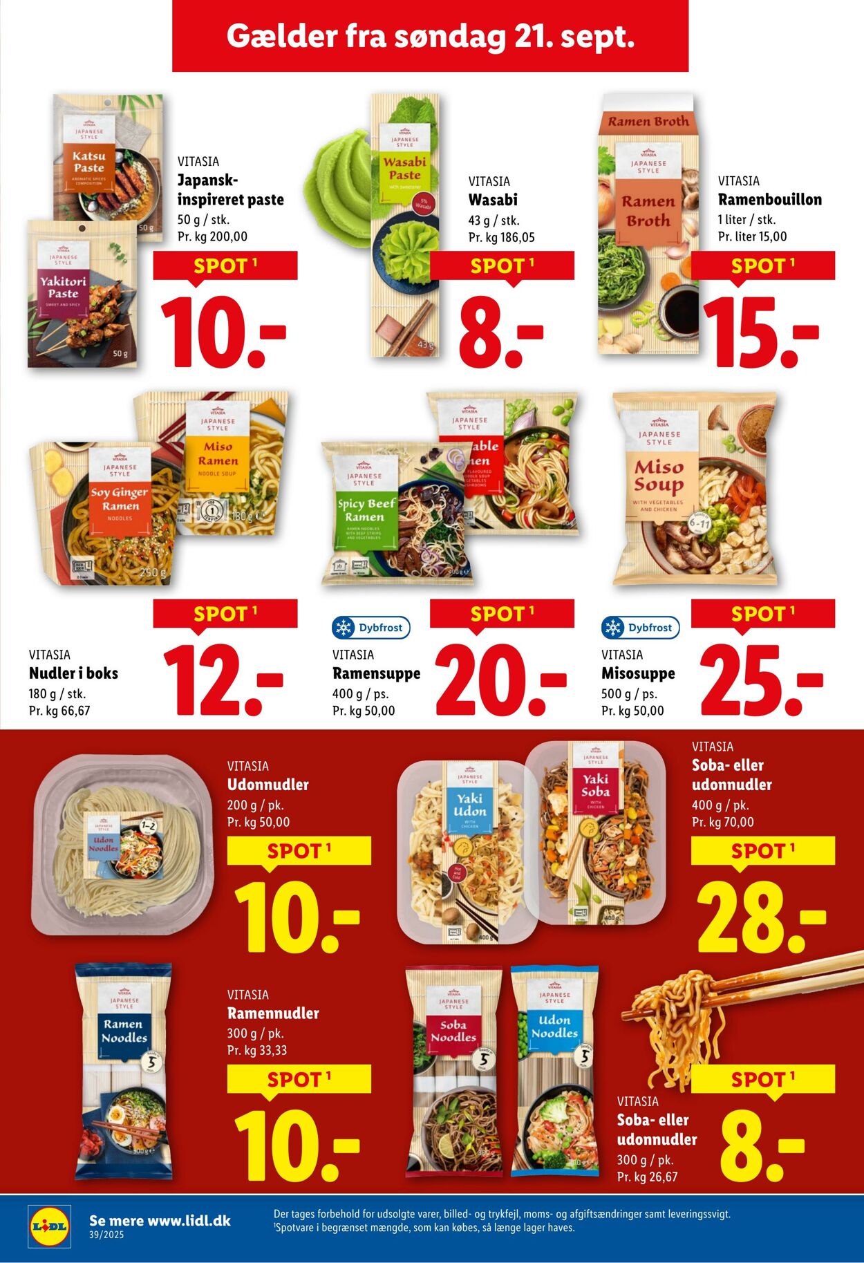 Tilbud Lidl 20.09.2025 - 27.09.2025