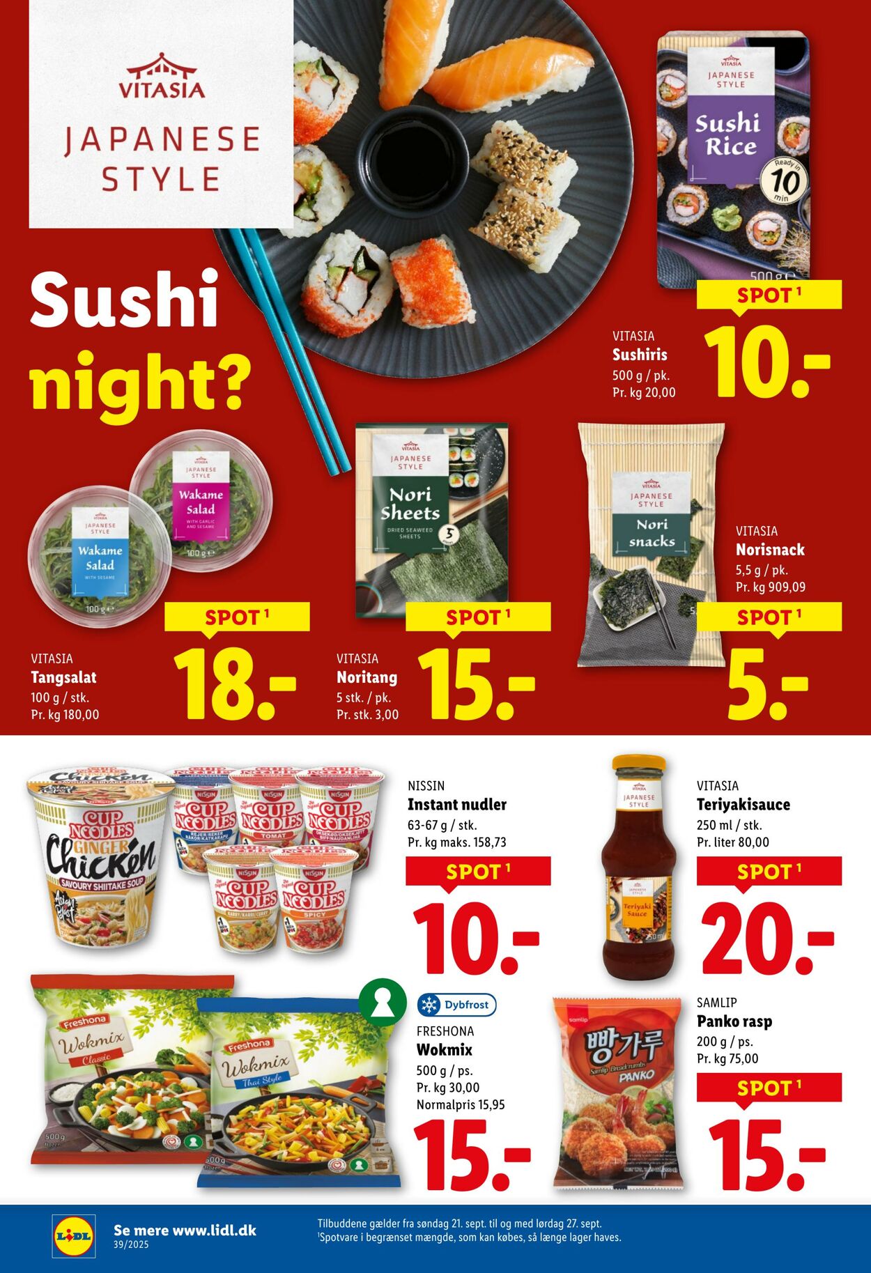 Tilbud Lidl 20.09.2025 - 27.09.2025