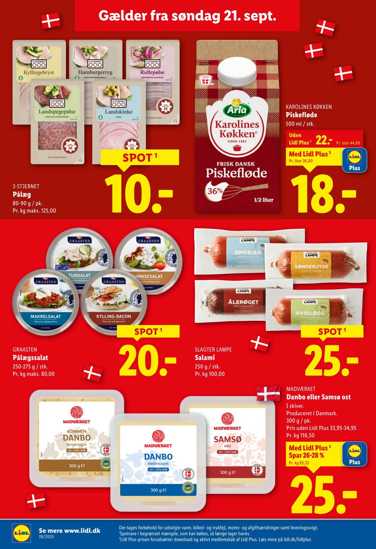 Tilbud Lidl 20.09.2025 - 27.09.2025
