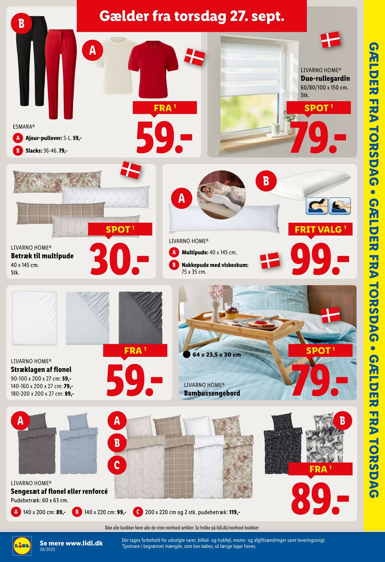 Tilbud Lidl 20.09.2025 - 27.09.2025