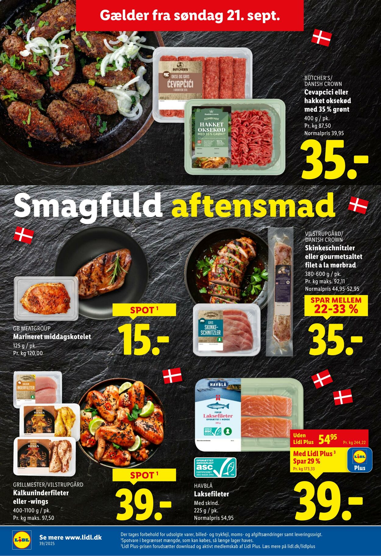 Tilbud Lidl 20.09.2025 - 27.09.2025
