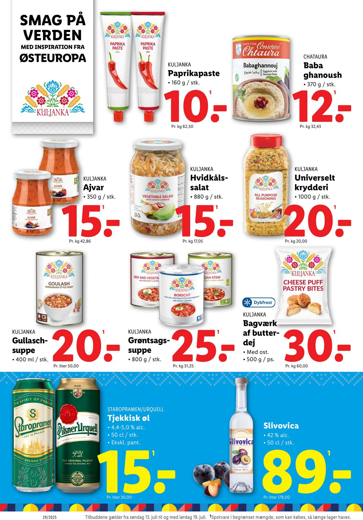 Tilbud Lidl 12.07.2025 - 19.07.2025