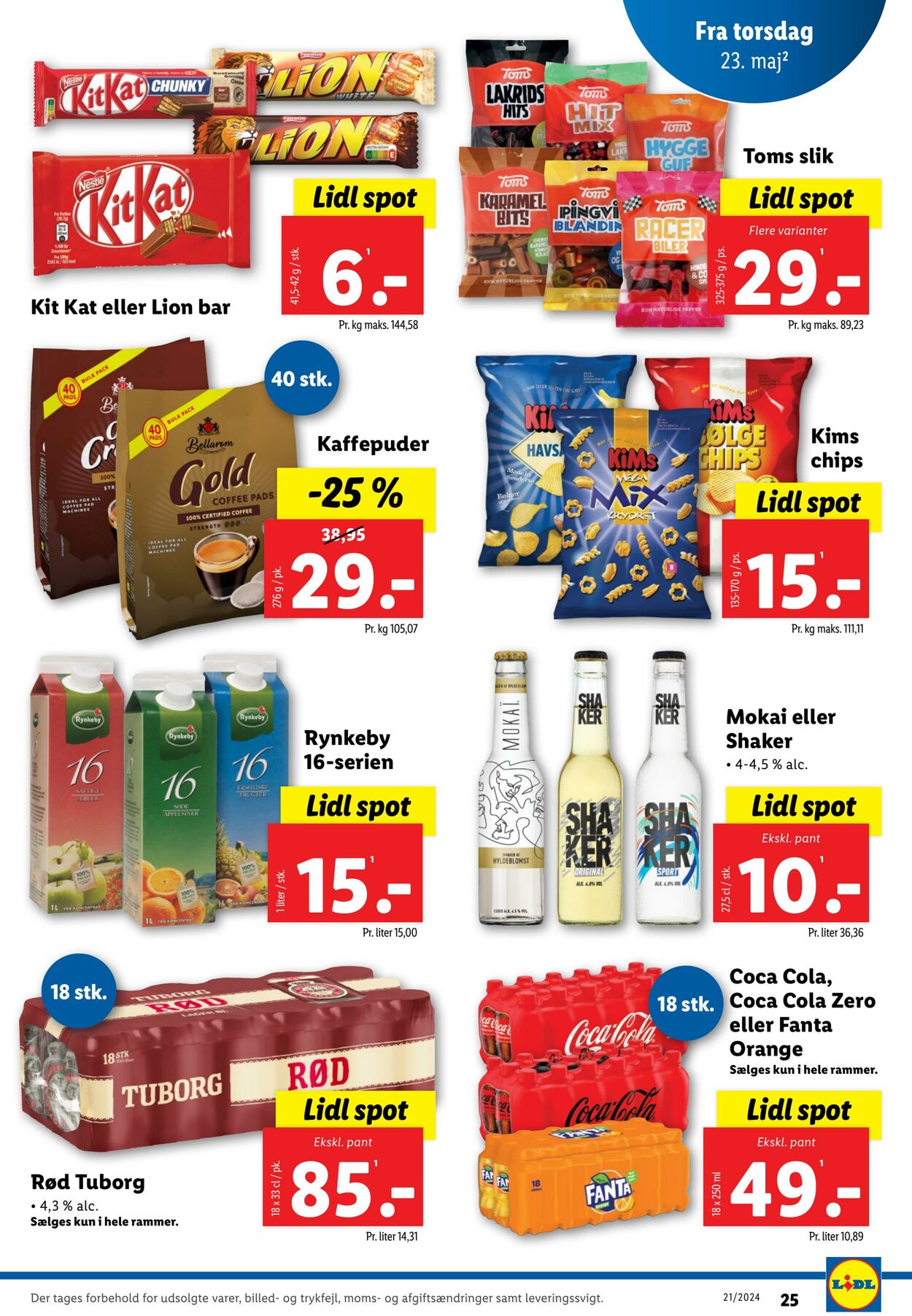 Tilbud Lidl 18.05.2024 - 25.05.2024